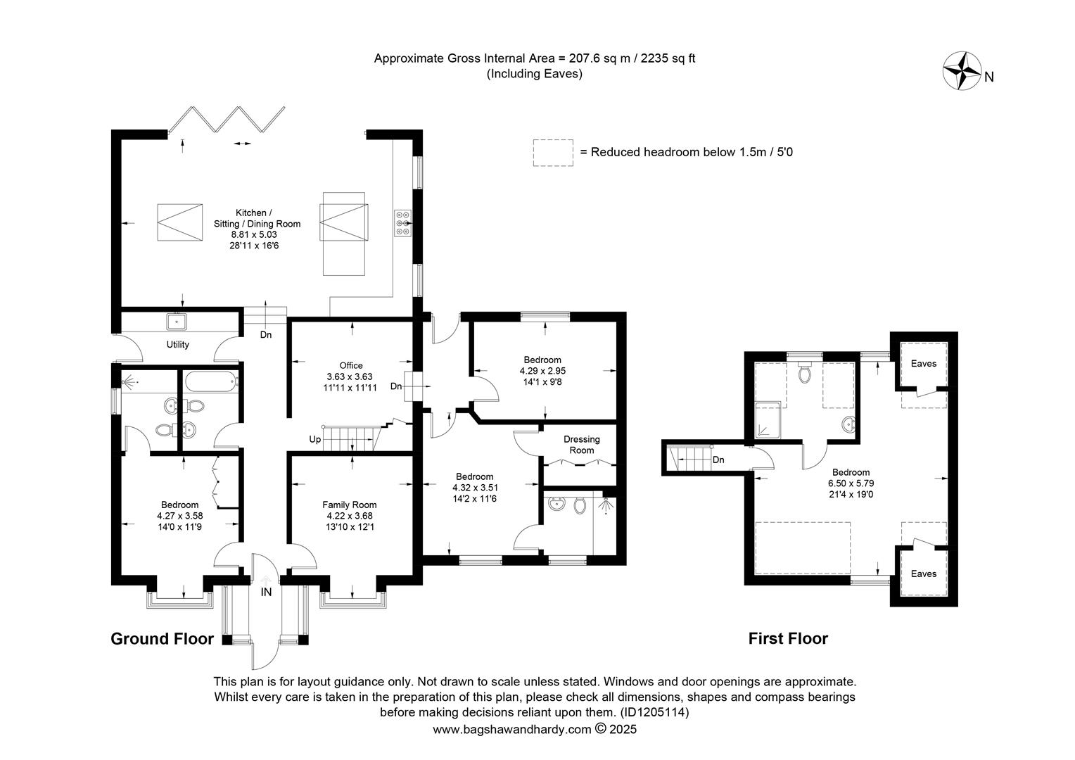 Eastwick Road, Great Bookham, KT23 floorplan