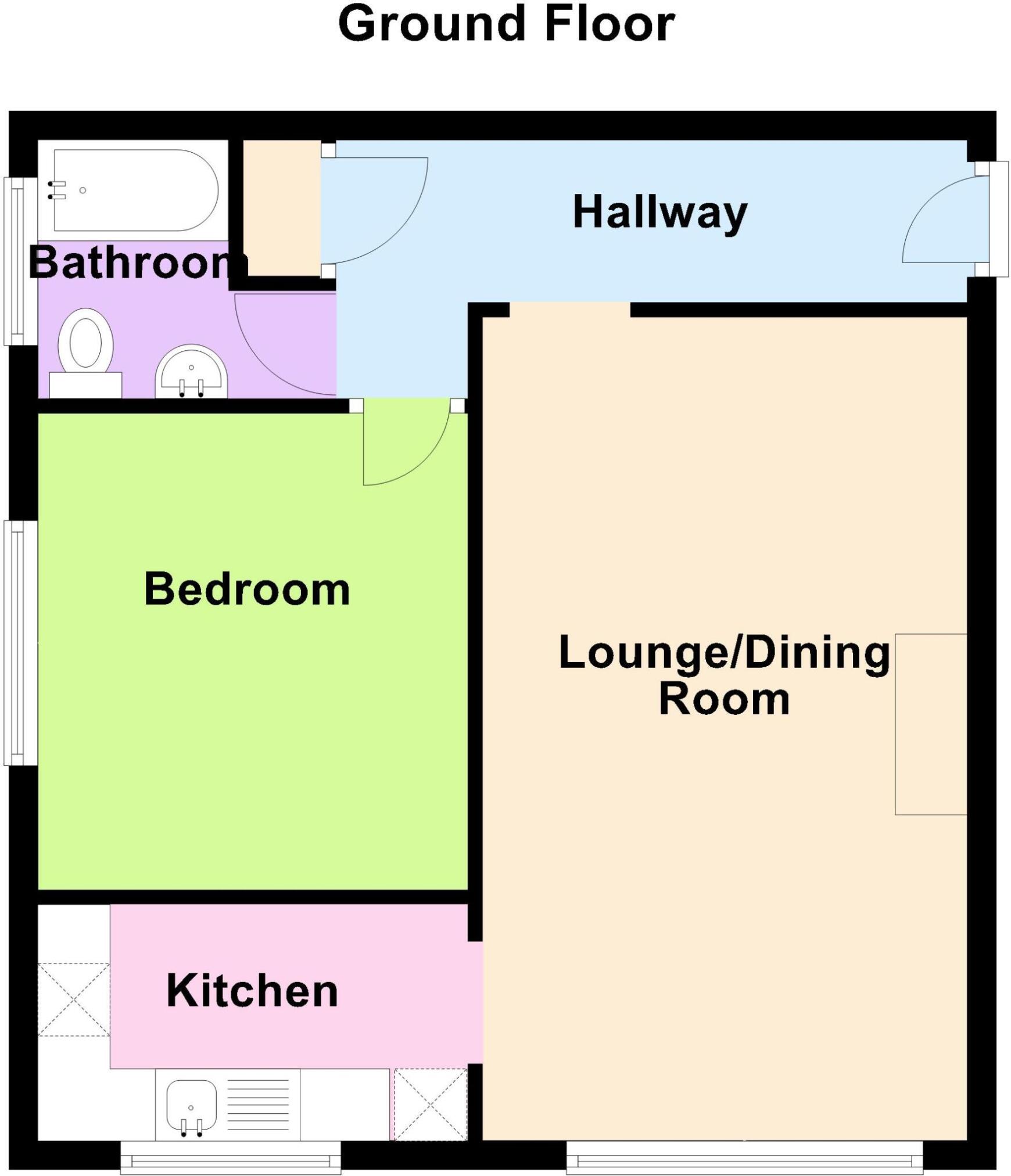 Stafford Close, Bulkington floorplan