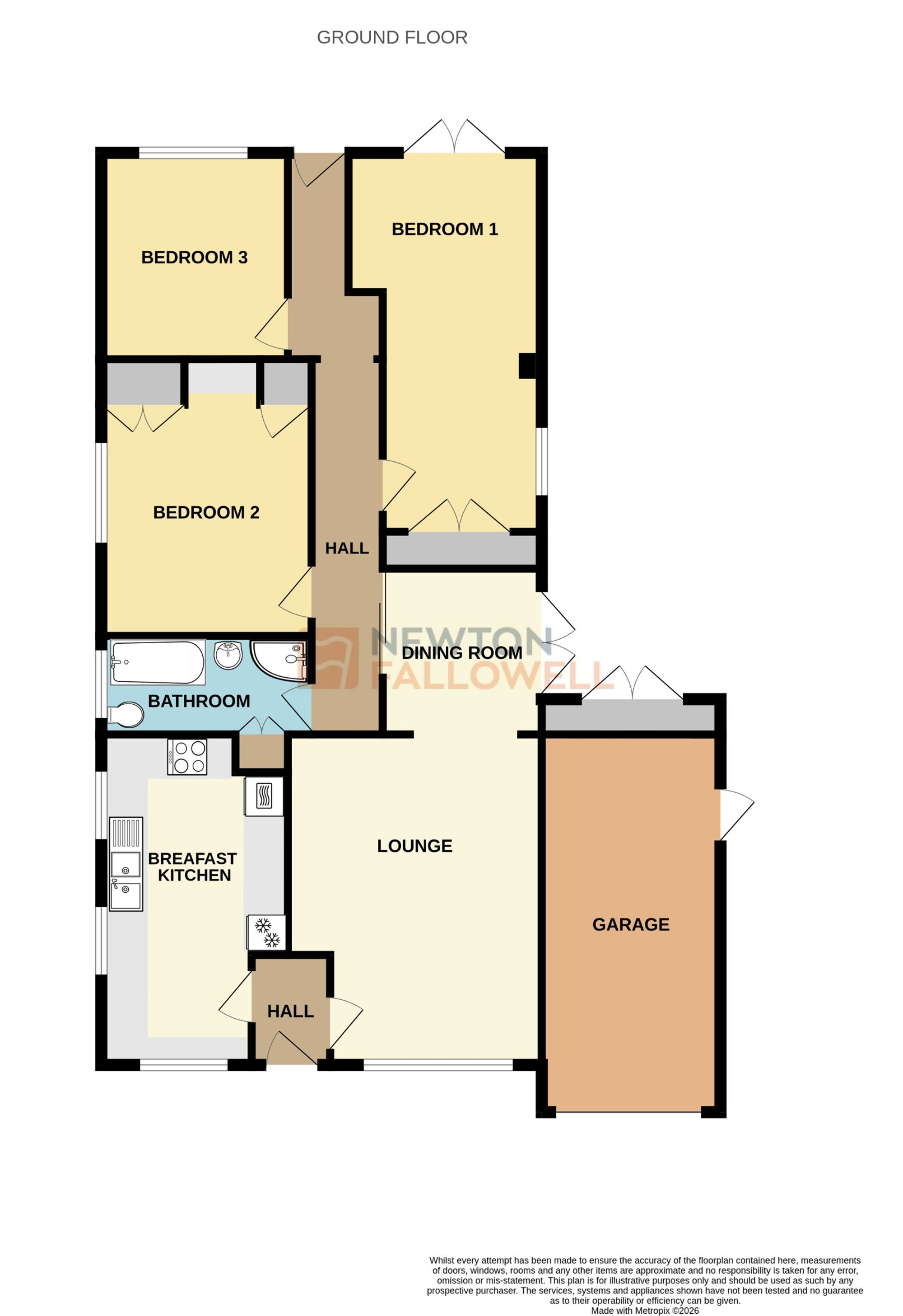 3 Wheatley Lane, Lincoln floorplan