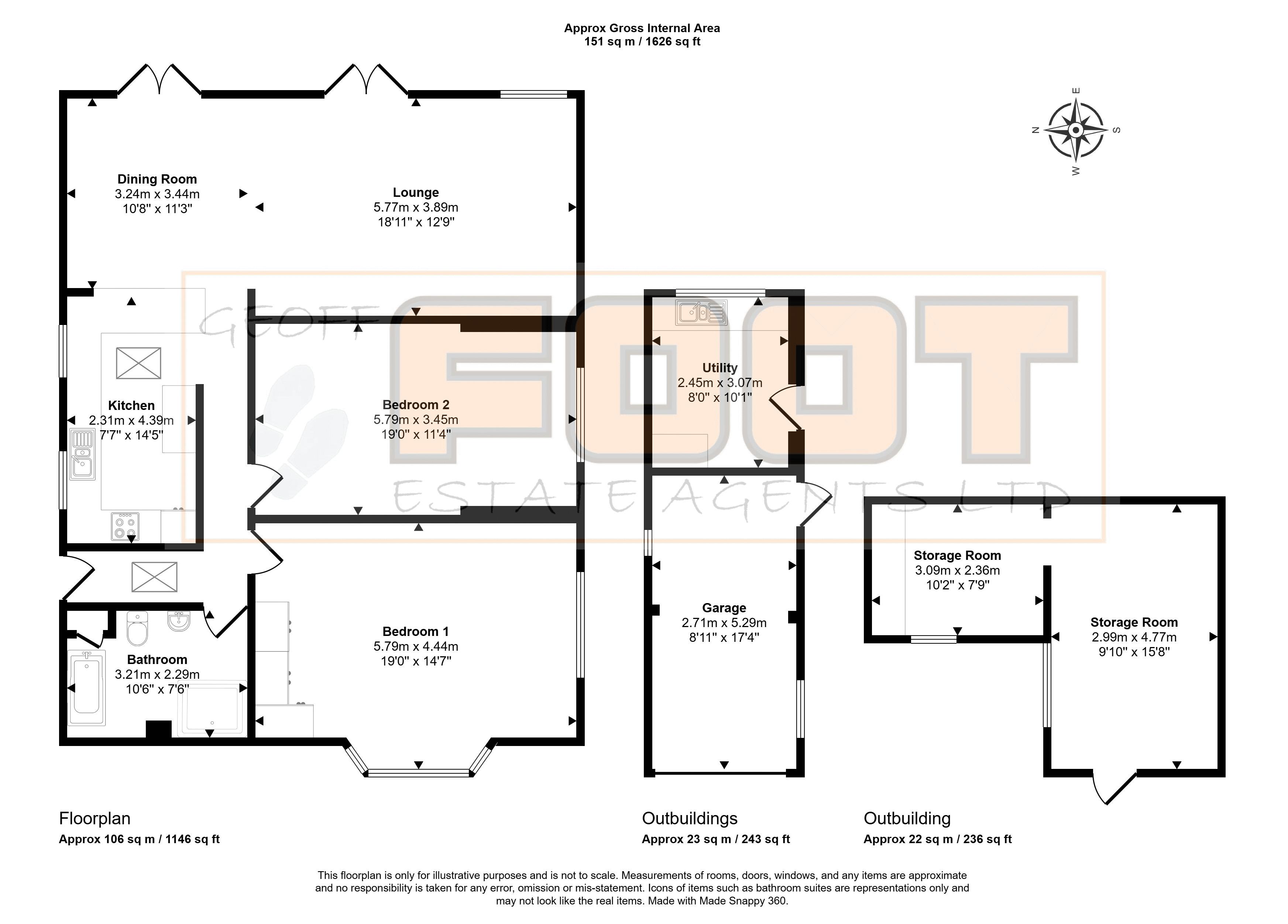 37, Staunton Avenue, Hayling Island floorplan