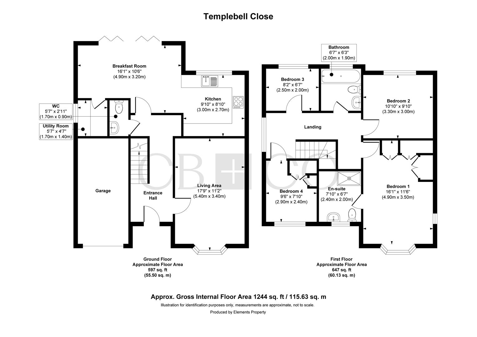 6, Templebell Close, Derby floorplan