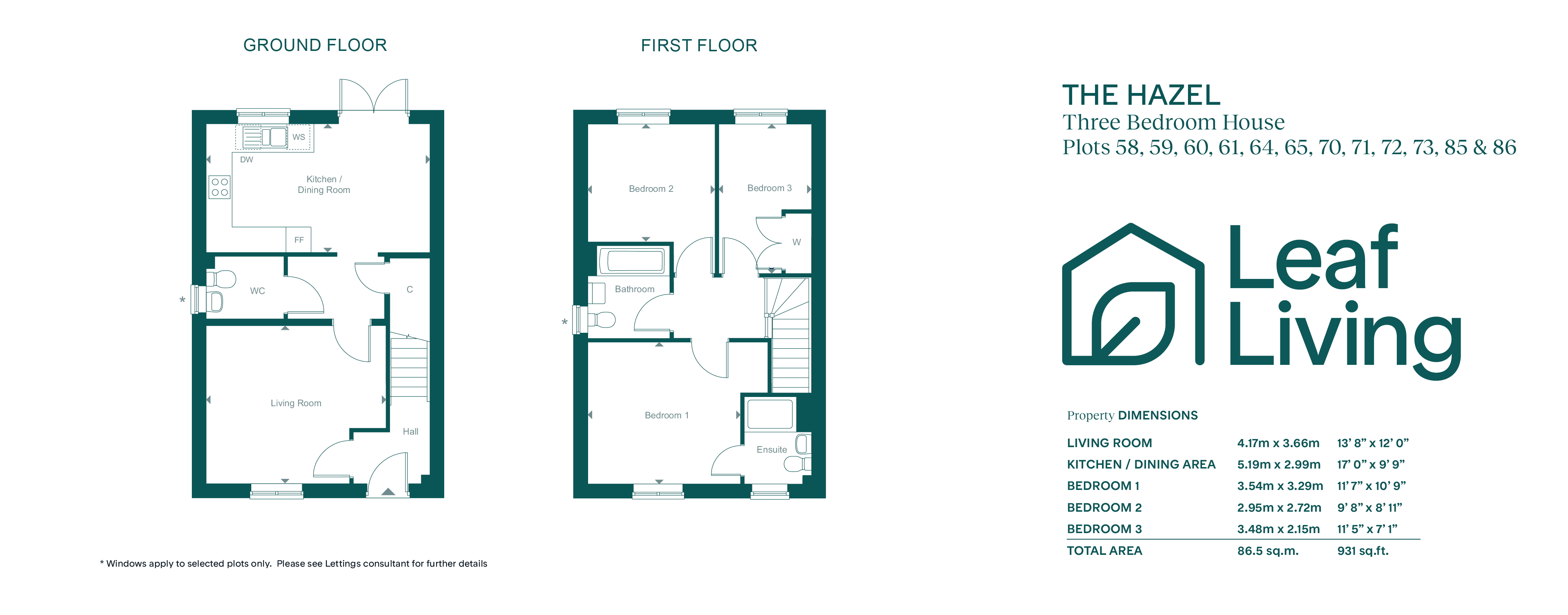 Leaf Living at Meadow View, Crowborough, TN6, Crowborough floorplan