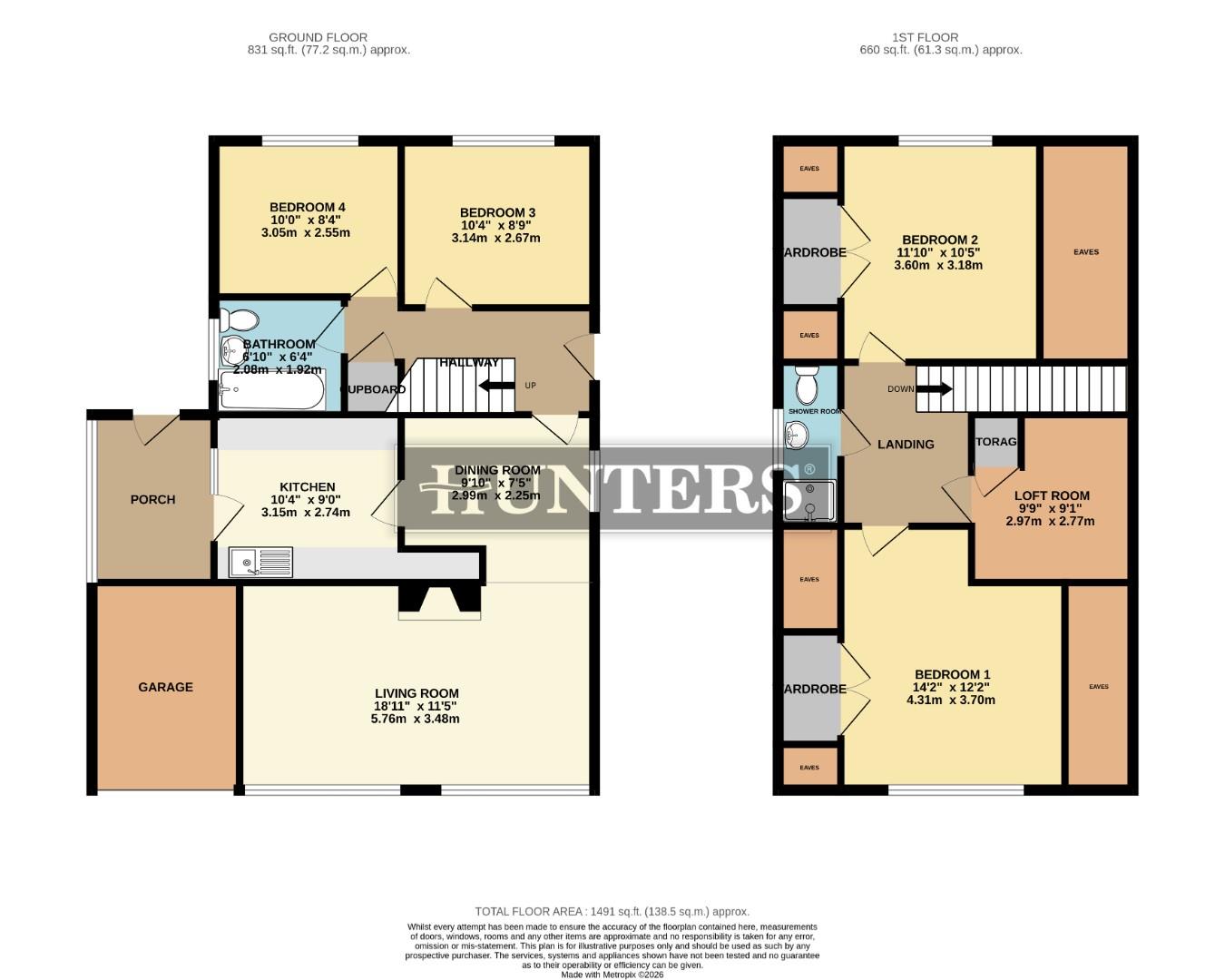 3, Saxon Court, Scunthorpe floorplan