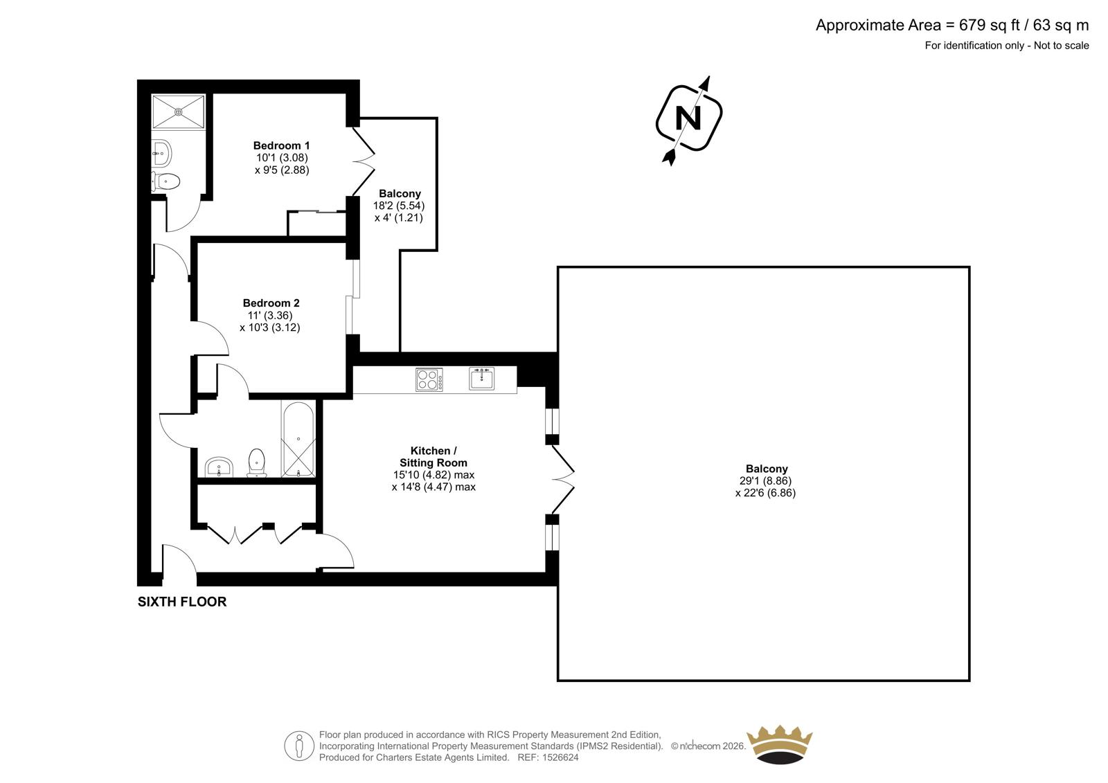 236 The Blake Building, Admirals Qu,, Ocean Way, Hampshire floorplan