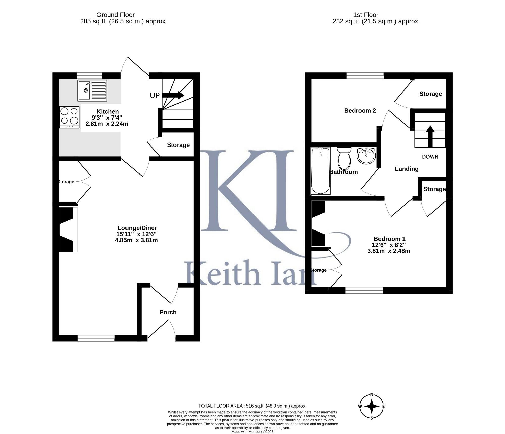 2 Lime Cottages High Road, Ware floorplan