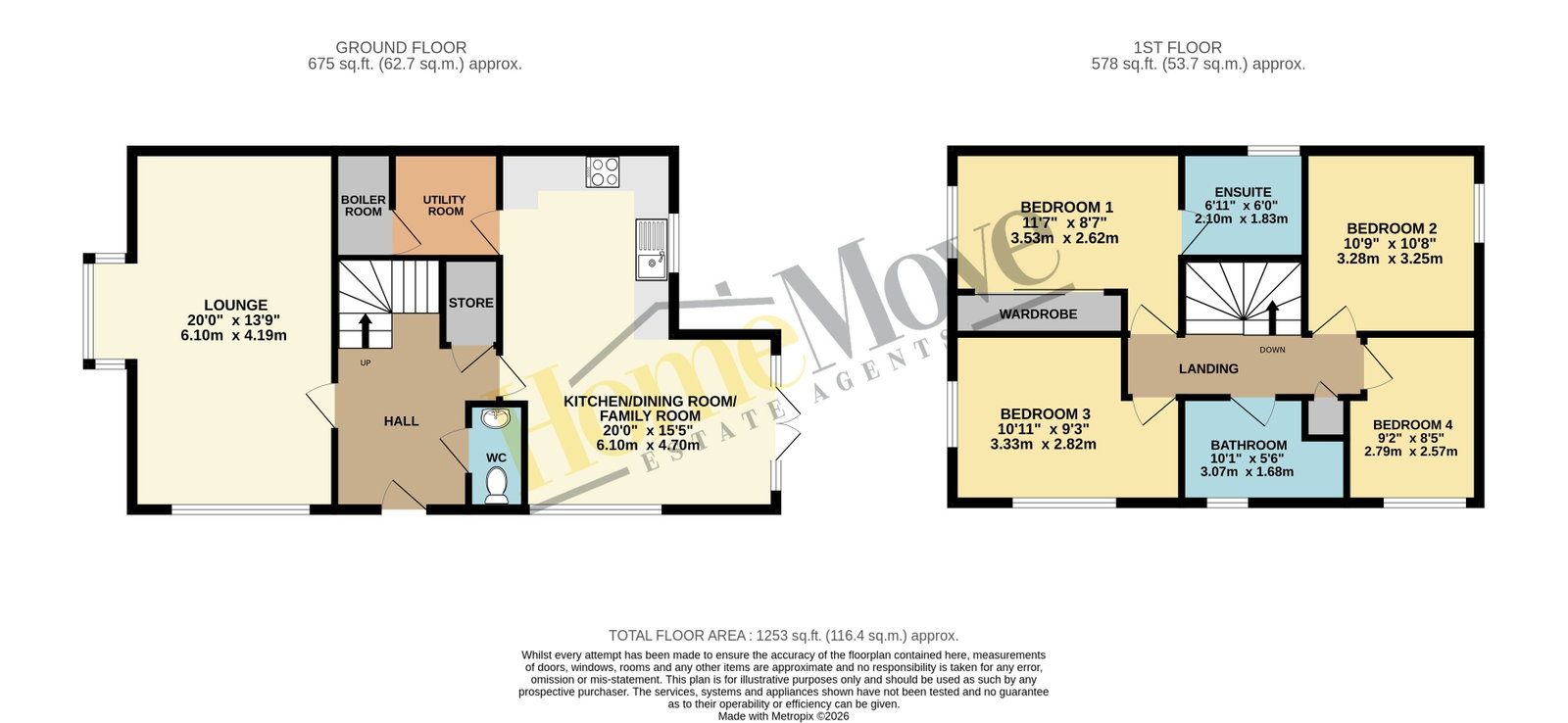 9, Steeple drive, Melton Mowbray floorplan