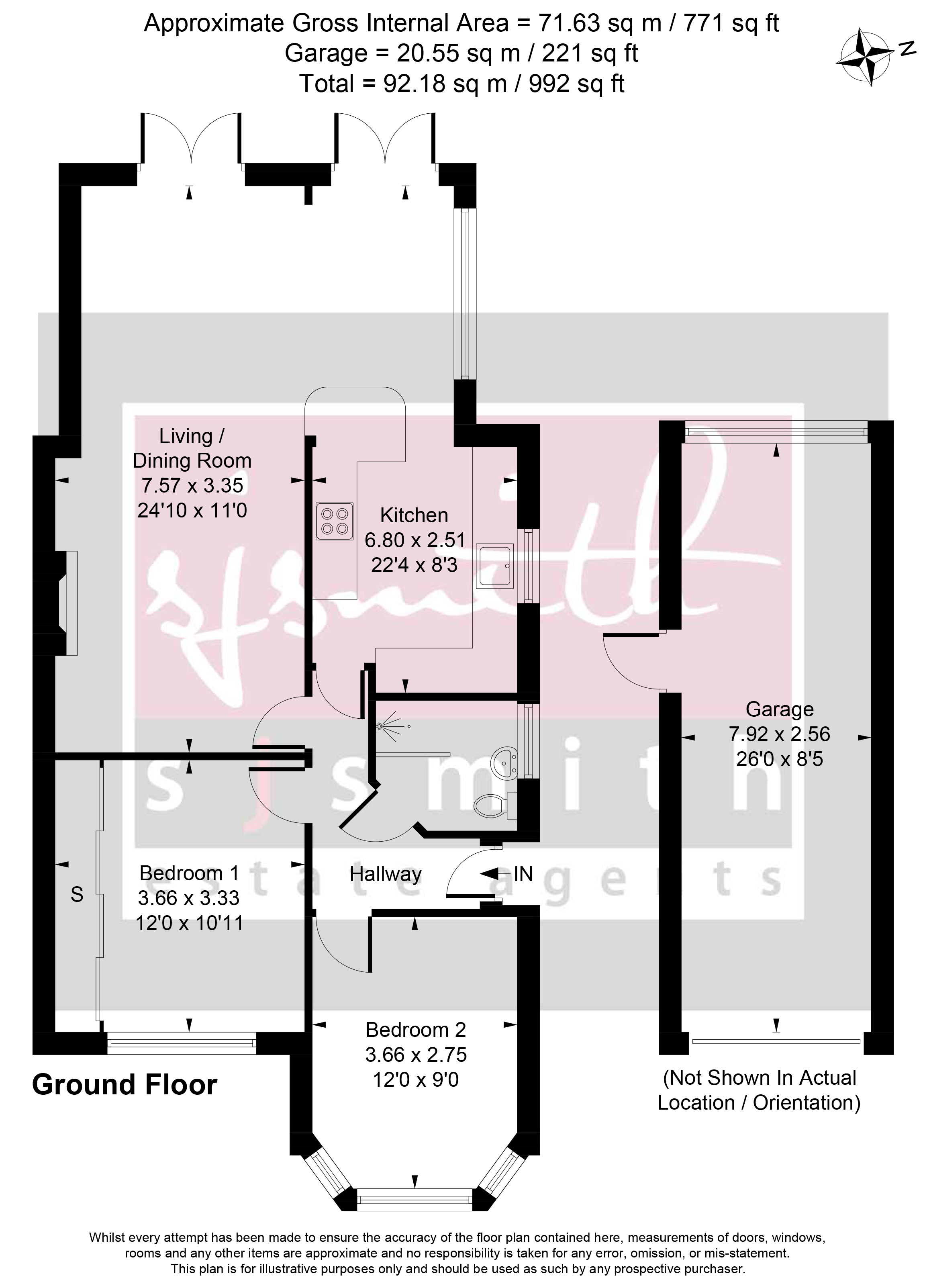 Burleigh Gardens, Ashford floorplan