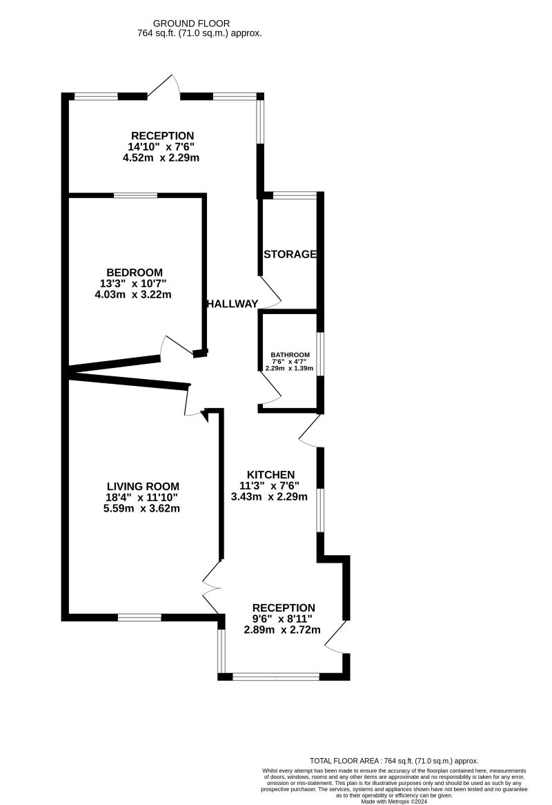 3A Haddon Street, Ilkeston floorplan