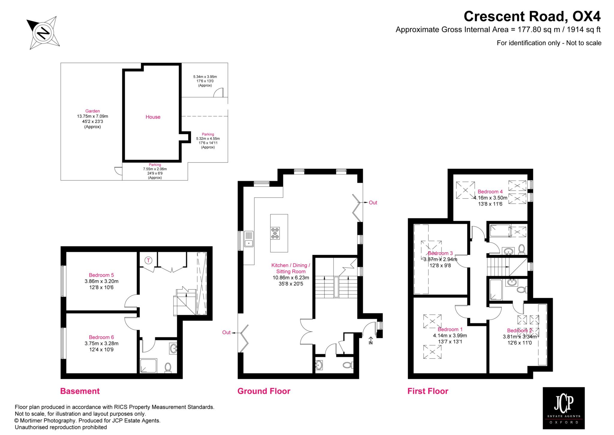 Crescent Road, Oxford floorplan
