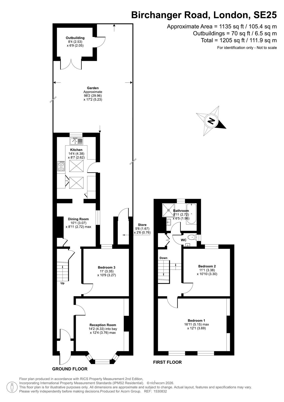 Birchanger Road, London floorplan