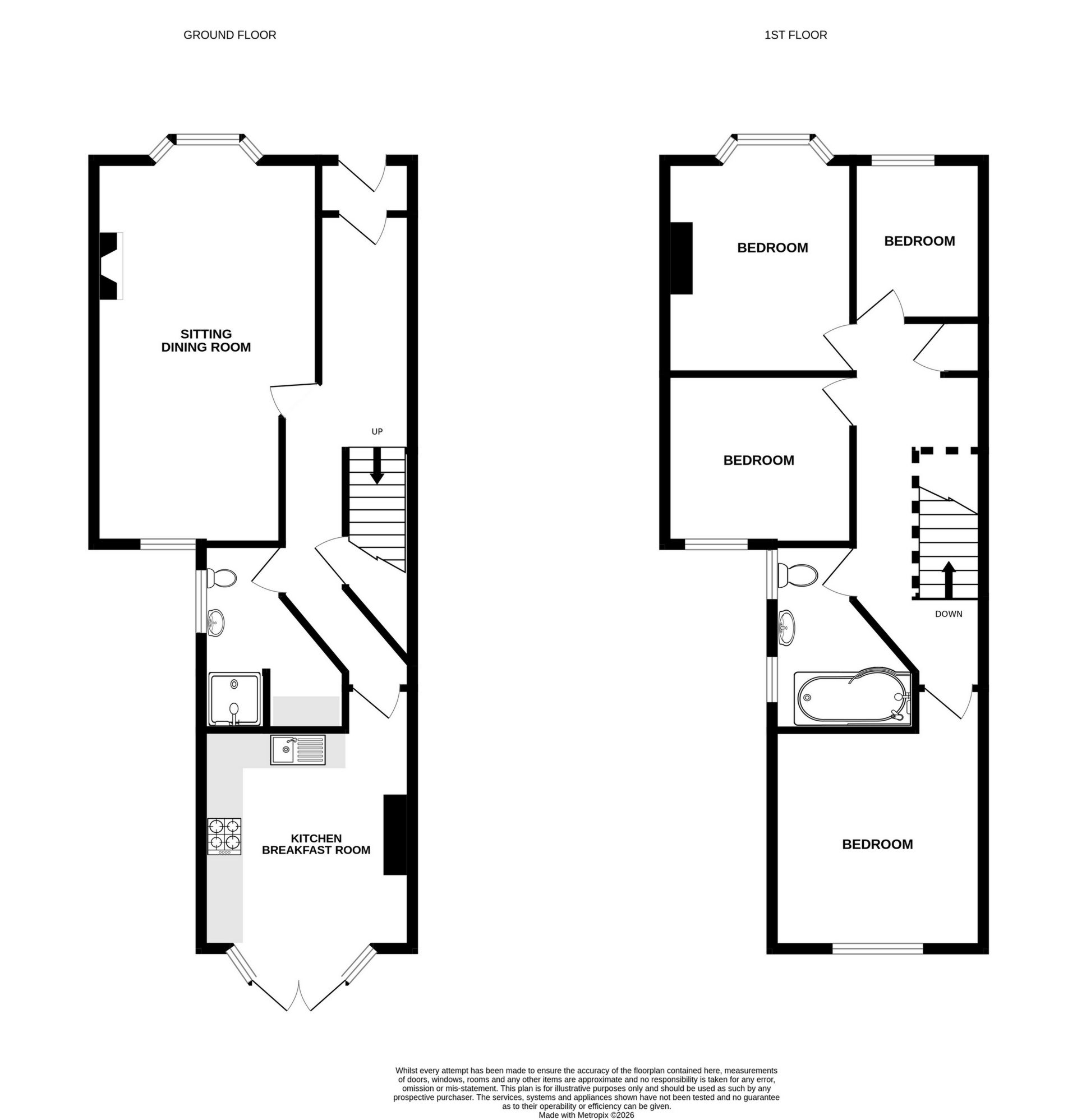 9, Stanhope Road, Deal floorplan