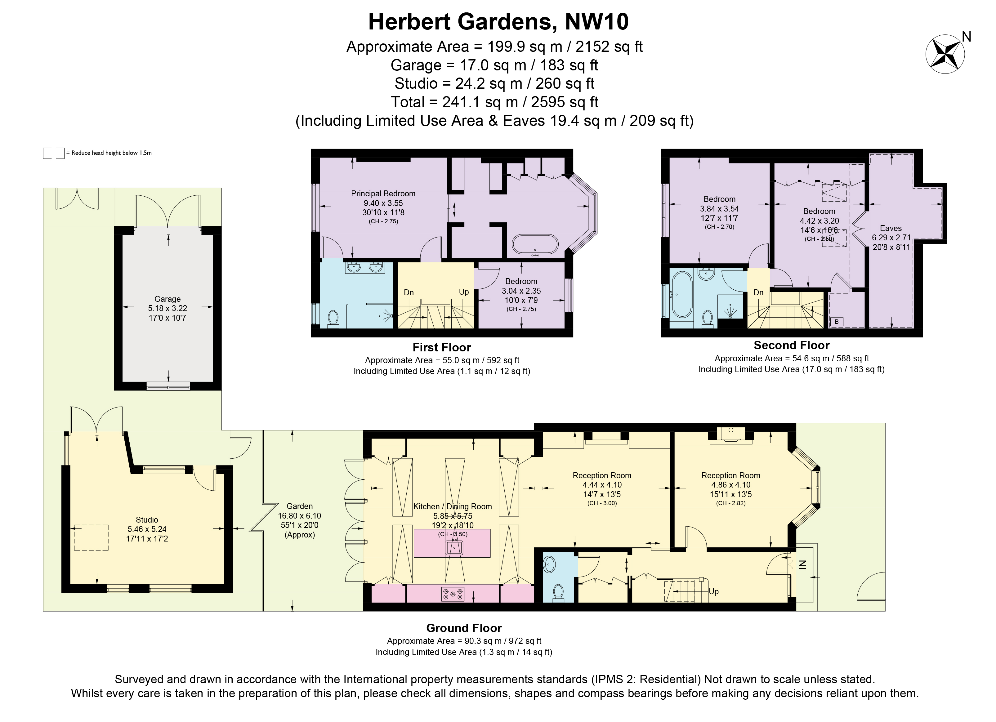 158, Herbert Gardens floorplan