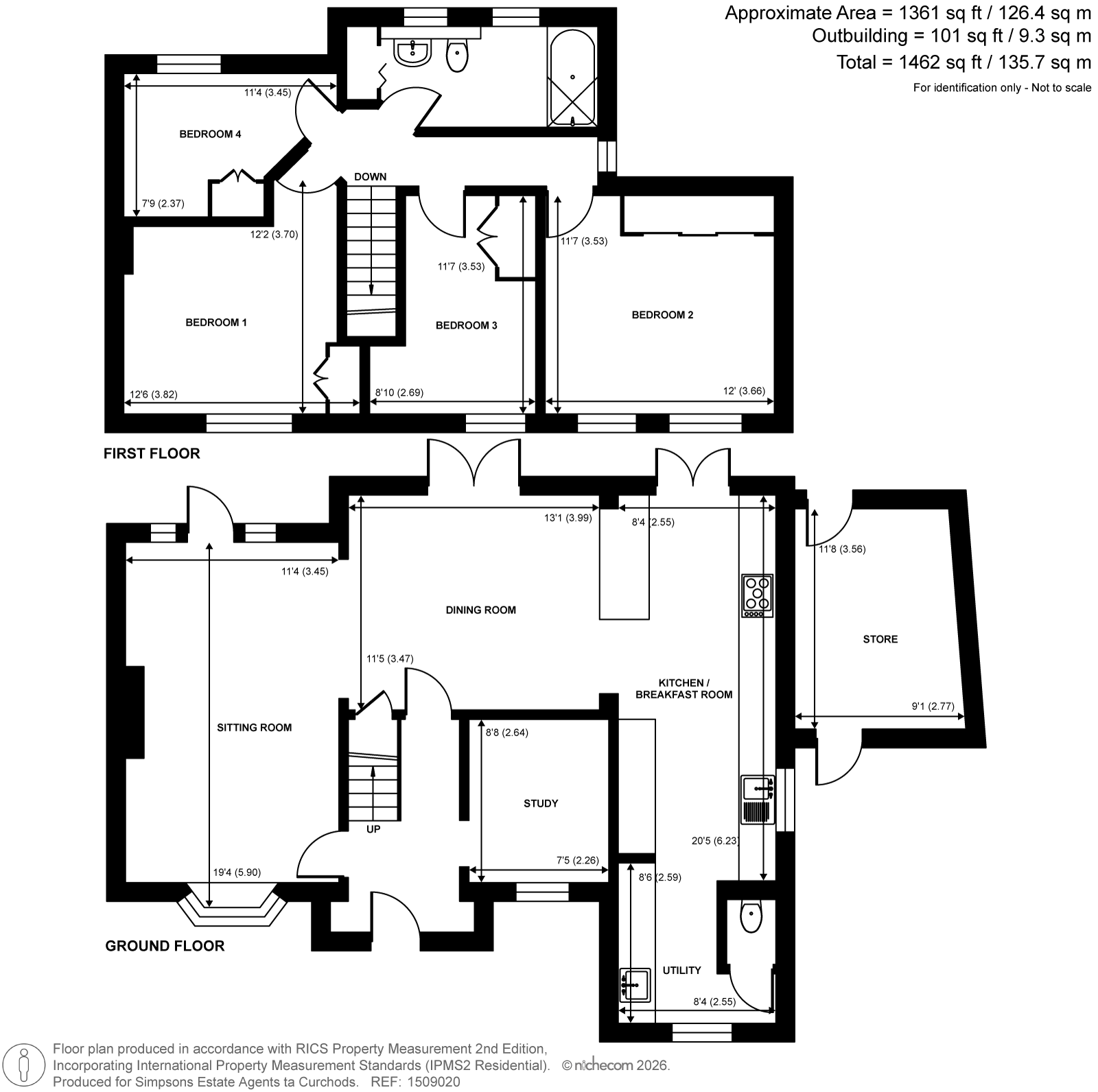 63, New Inn Lane, Surrey floorplan