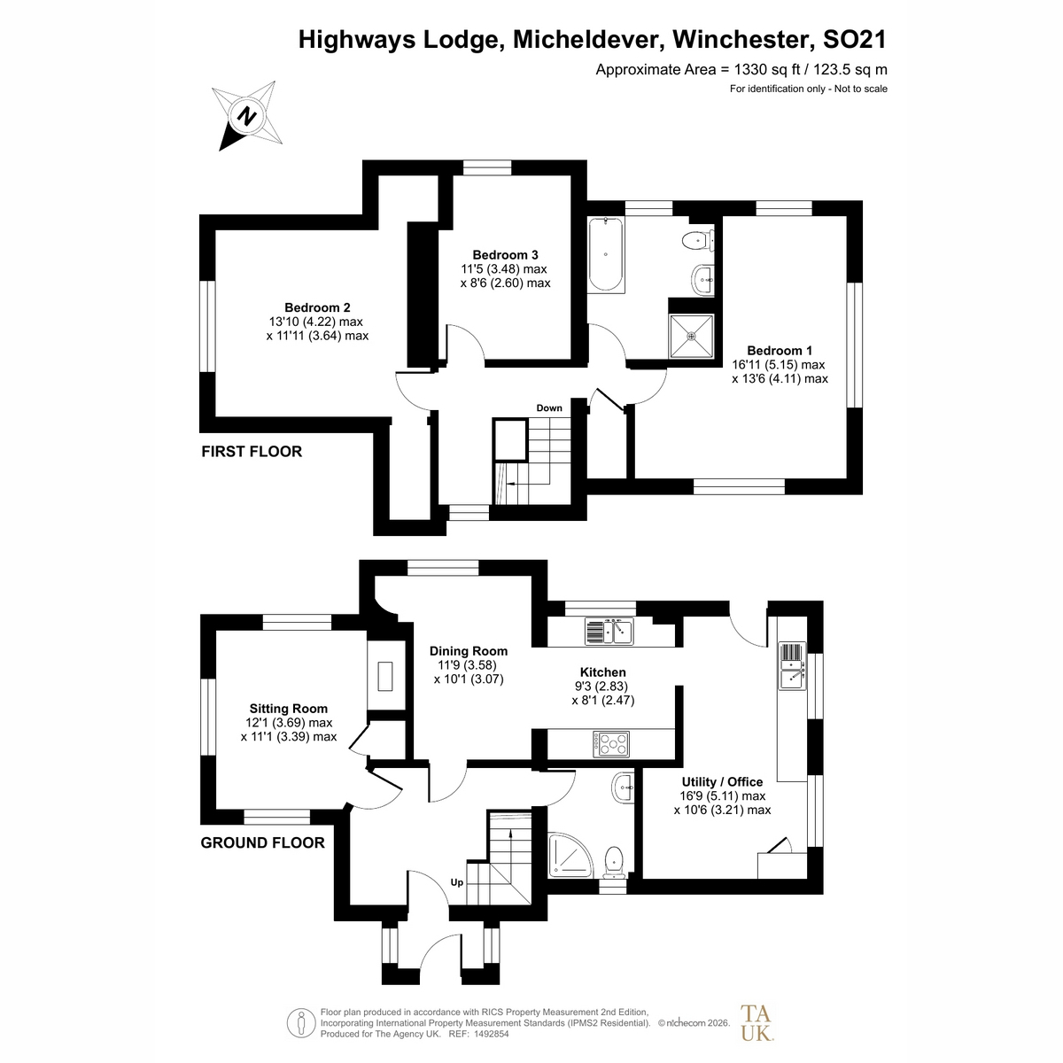 Highways Lodge, Micheldever, Winchester floorplan