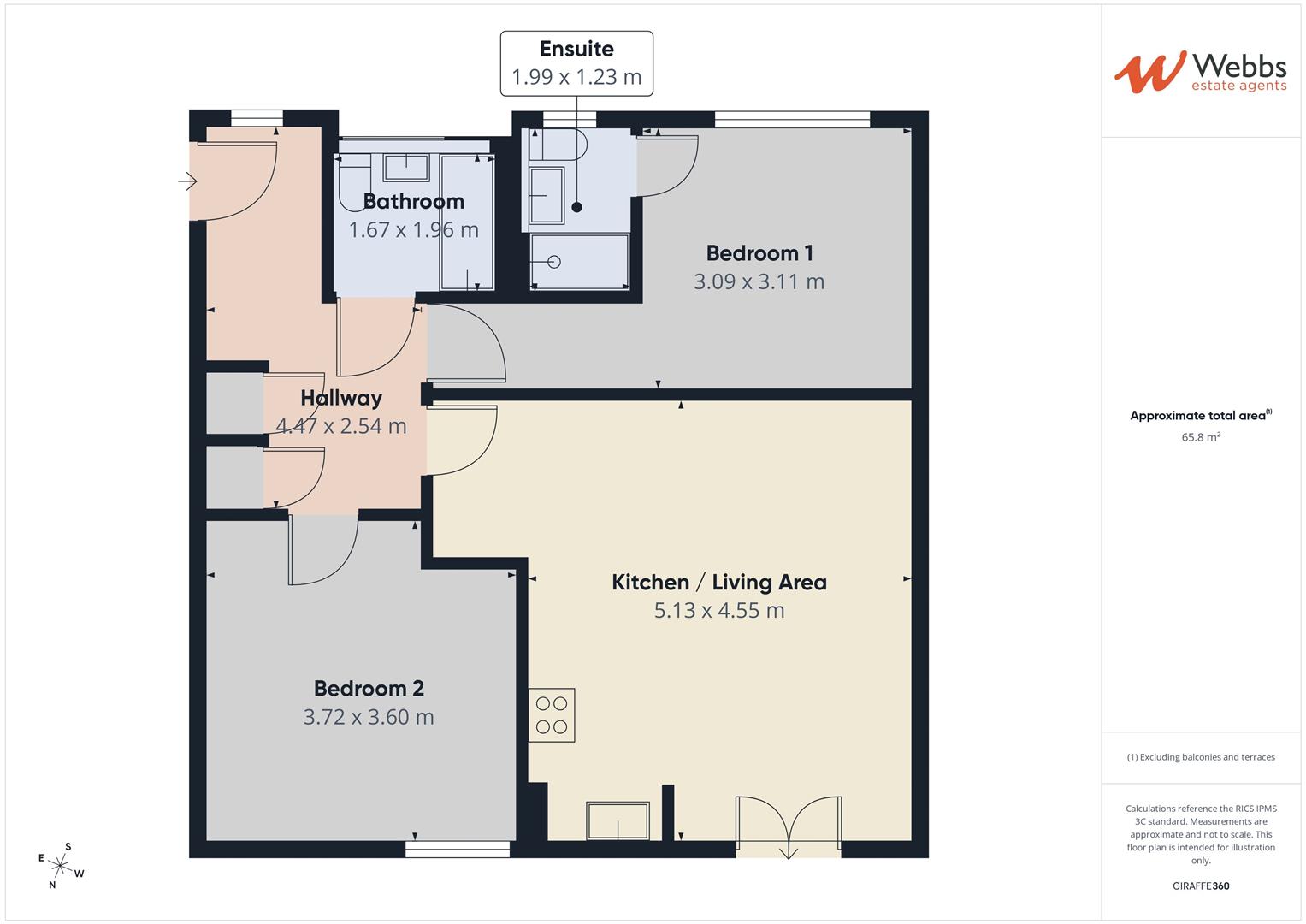 7, Glovers Hill Court, Rugeley floorplan