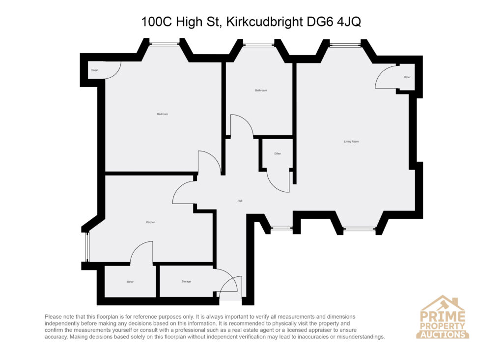100c, High Street, Kirkcudbright floorplan