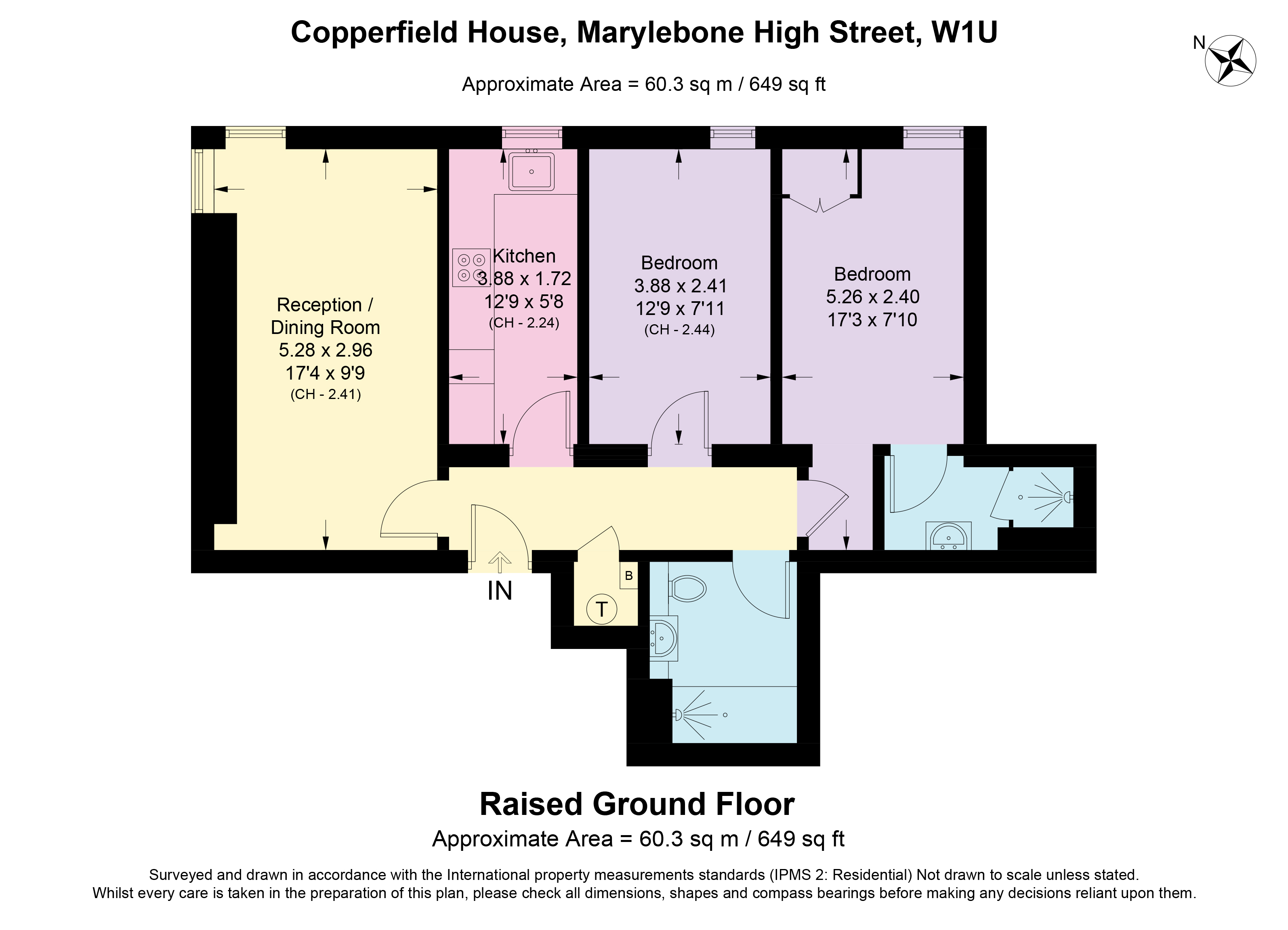 52, Marylebone High Street, London floorplan