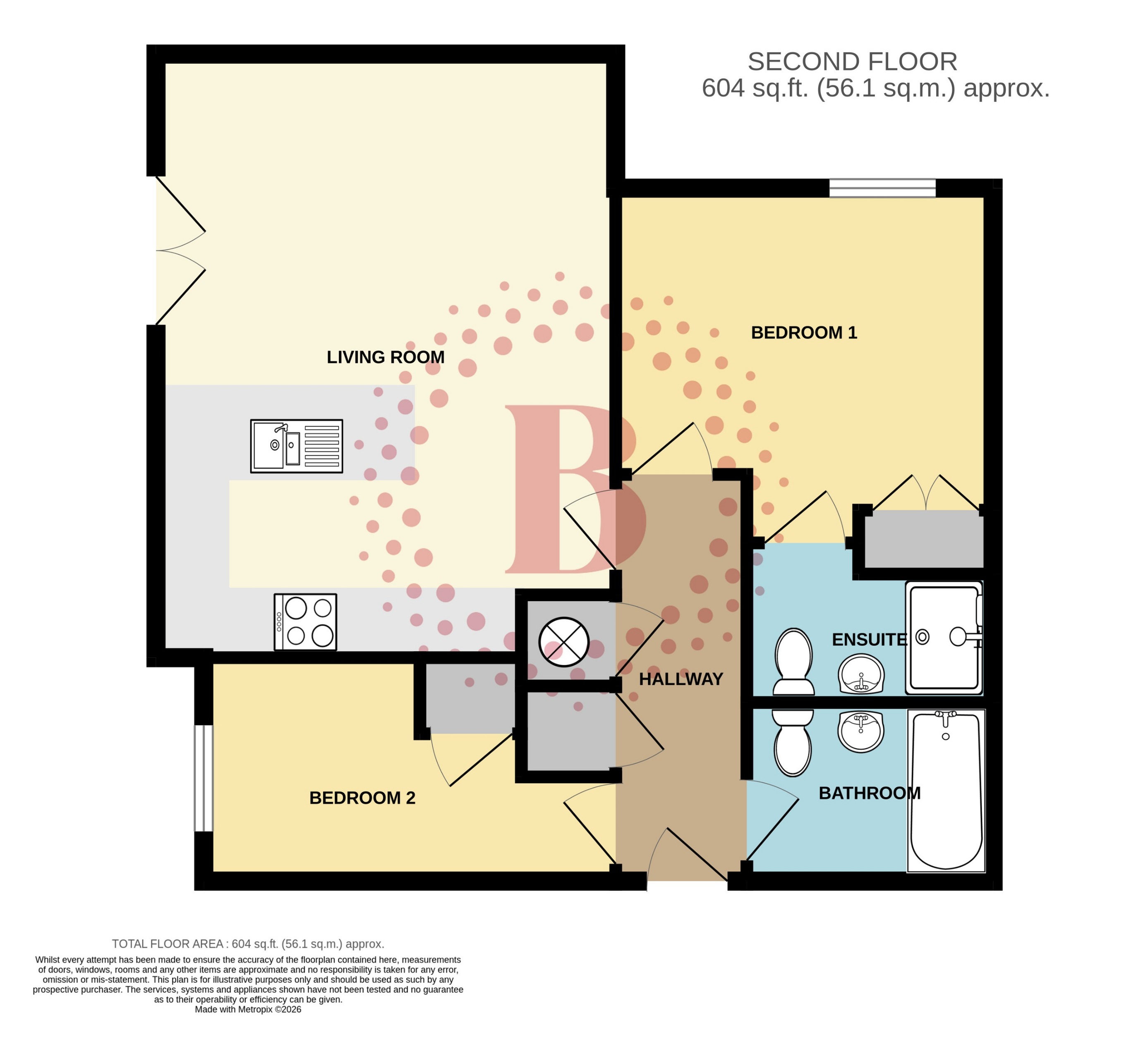 80, Coopers Yard, Hitchin floorplan