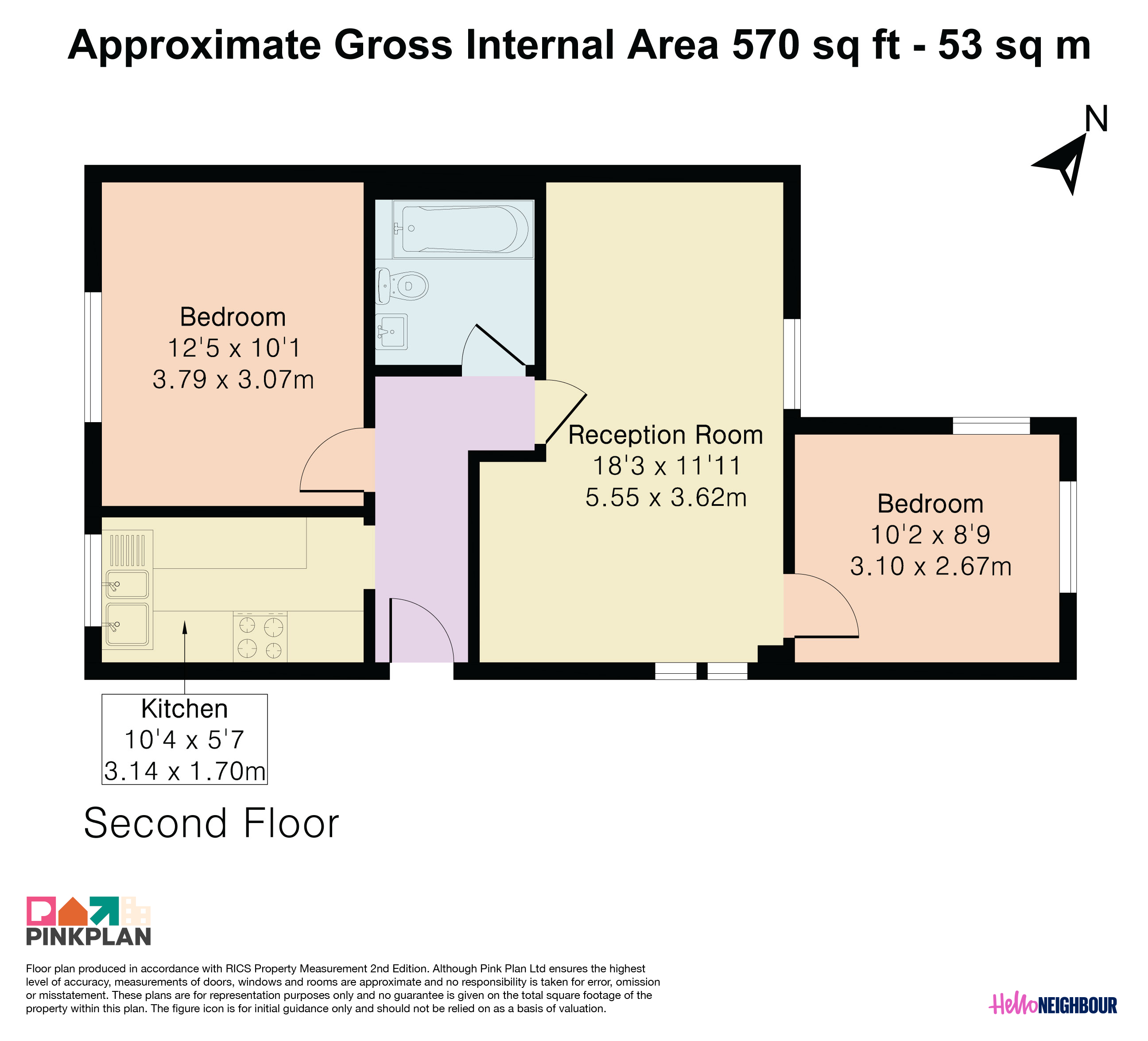 313C, Lordship Lane, London floorplan