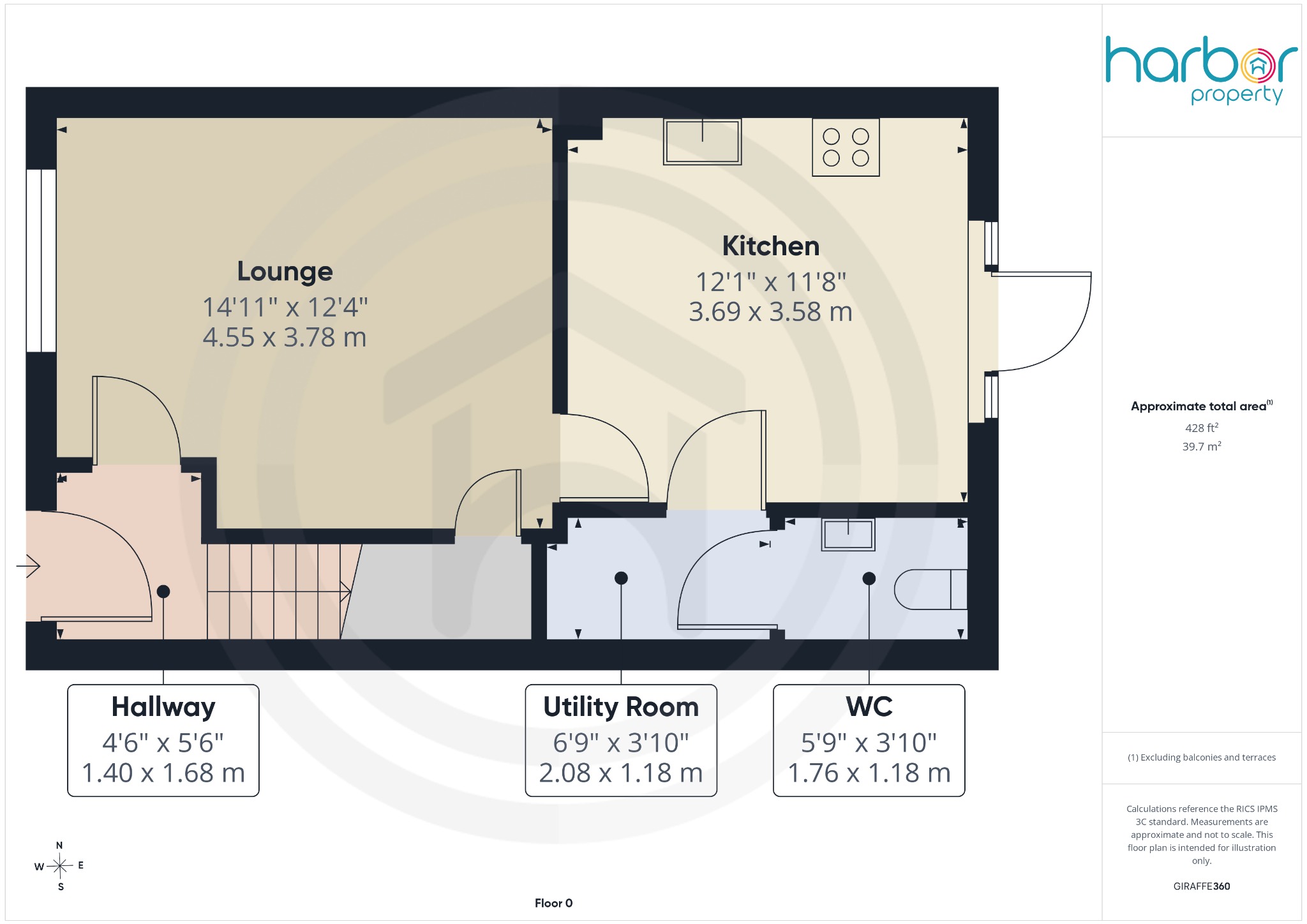 50 Belvedere Avenue, East Kilbride, South Lanarkshire floorplan