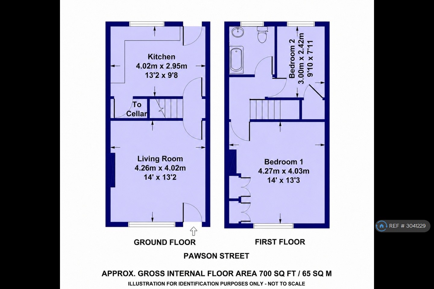 Pawson Street, Robin Hood, Wakefield floorplan