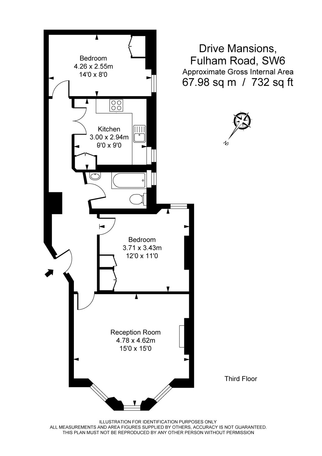 Drive Mansions, London floorplan