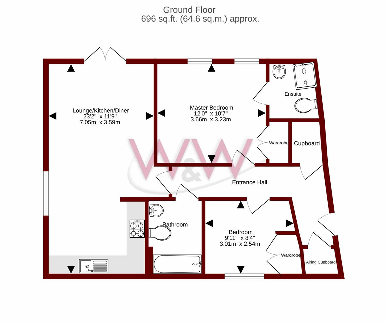 24, Lynn Crescent, Fareham floorplan