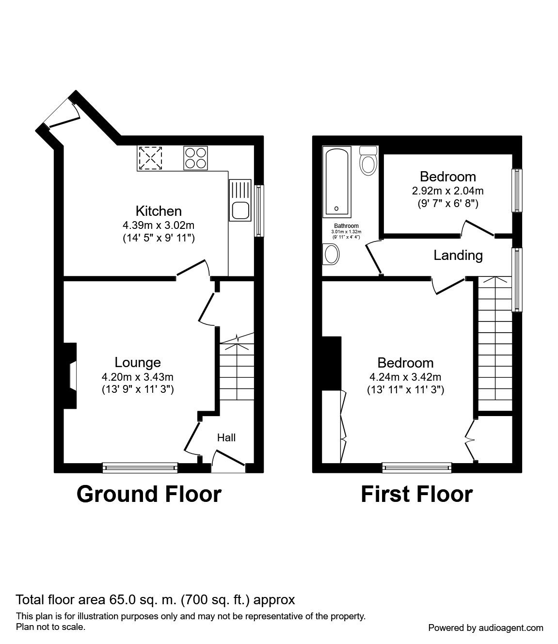 2 Bedrooms Terraced house to rent in Albert Street, Wheelton, Chorley PR6