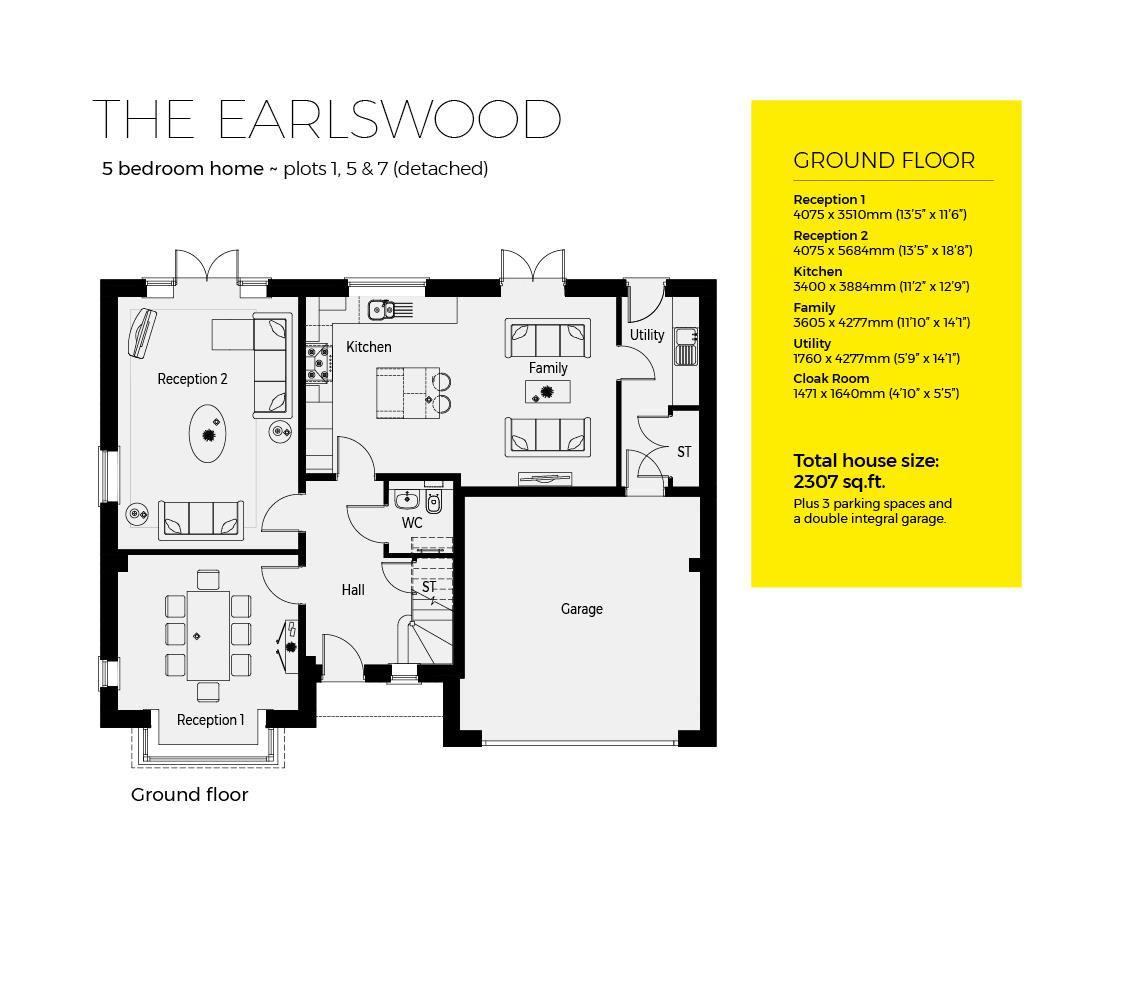 Plot 5, The Earlswood, Withybed Lane, Inkberrow floorplan