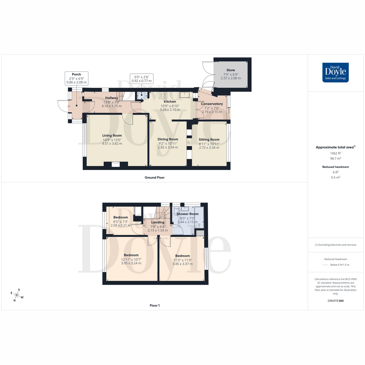 16, Ridgeway Close, Hemel Hempstead floorplan