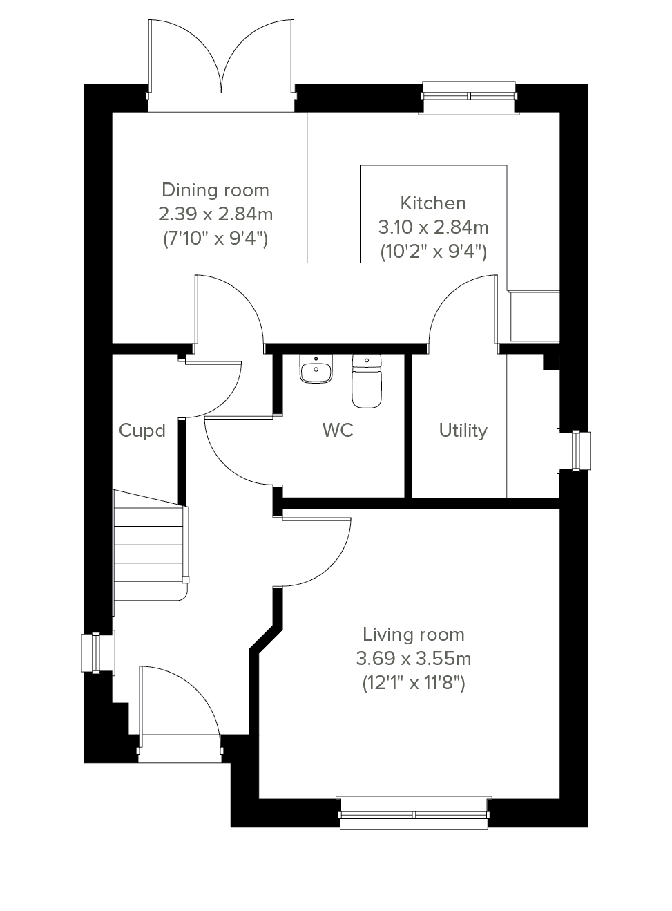 7, Rowan Avenue, Newmachar, Aberdeen floorplan