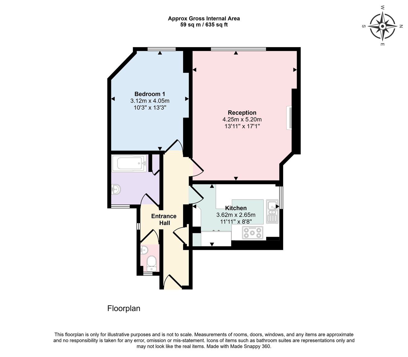 Alexandra Court, Maida Vale, London floorplan