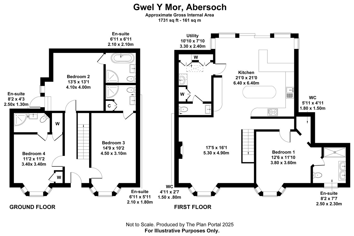 Gwel Y Mor, Pwllheli floorplan