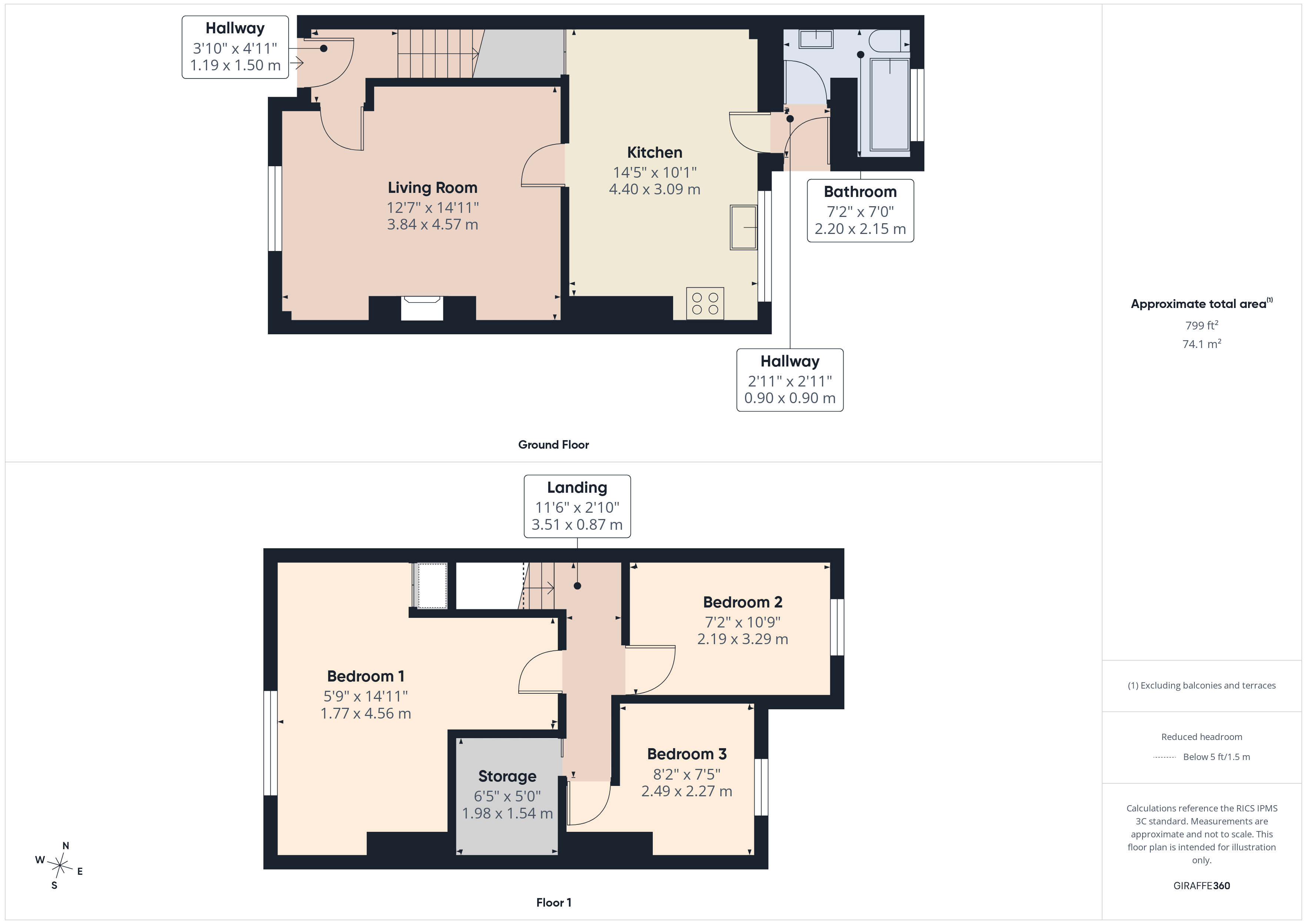 39, Wesley Street, Pontefract, WF9 2AQ floorplan