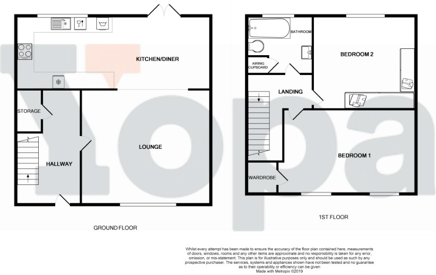 2 Bedrooms End terrace house for sale in Apton Road, Bishop's Stortford CM23