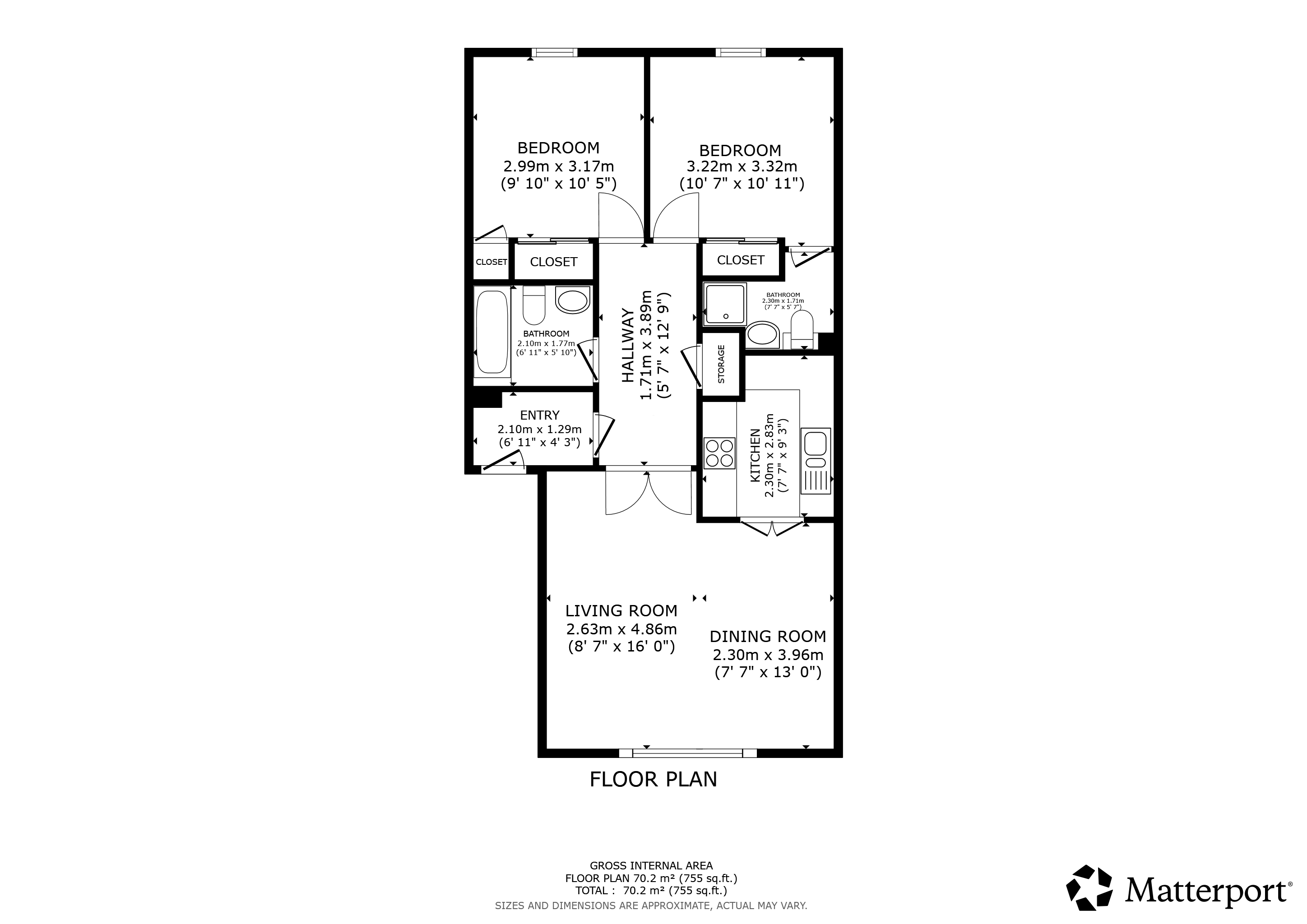 102 Bellwood Street, Flat 6, Glasgow floorplan