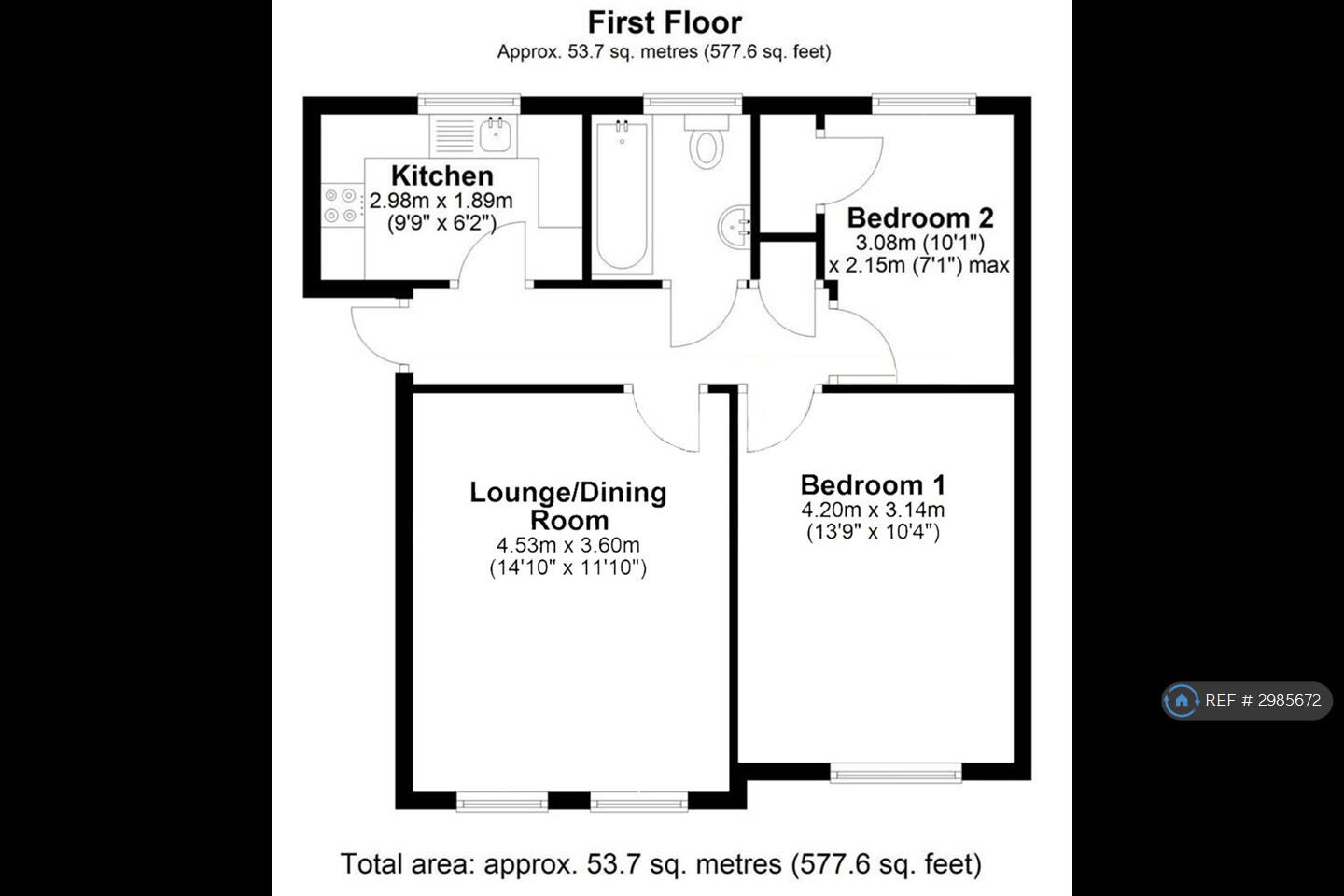 Turner Drive, Ely floorplan