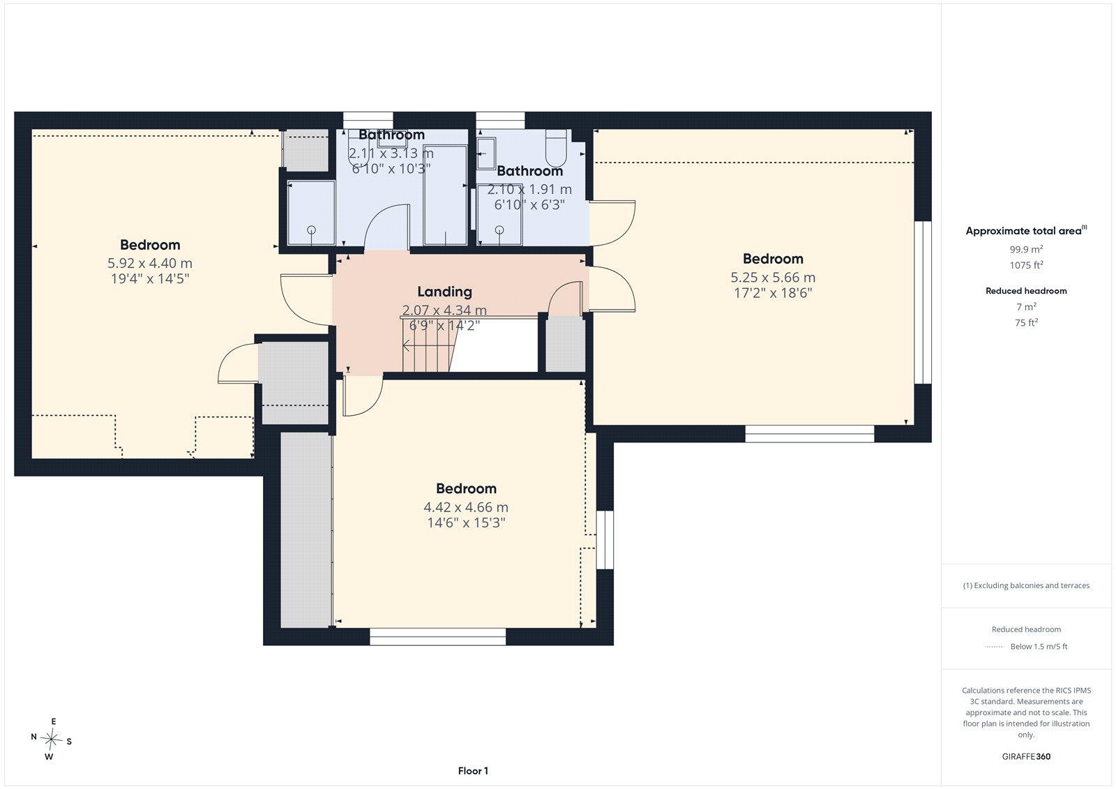 1, Stratton Lane, Weston-super-Mare floorplan