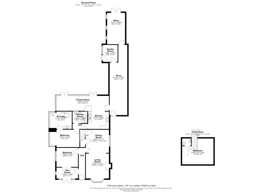 Glenrosa, Leeds Road, Selby floorplan