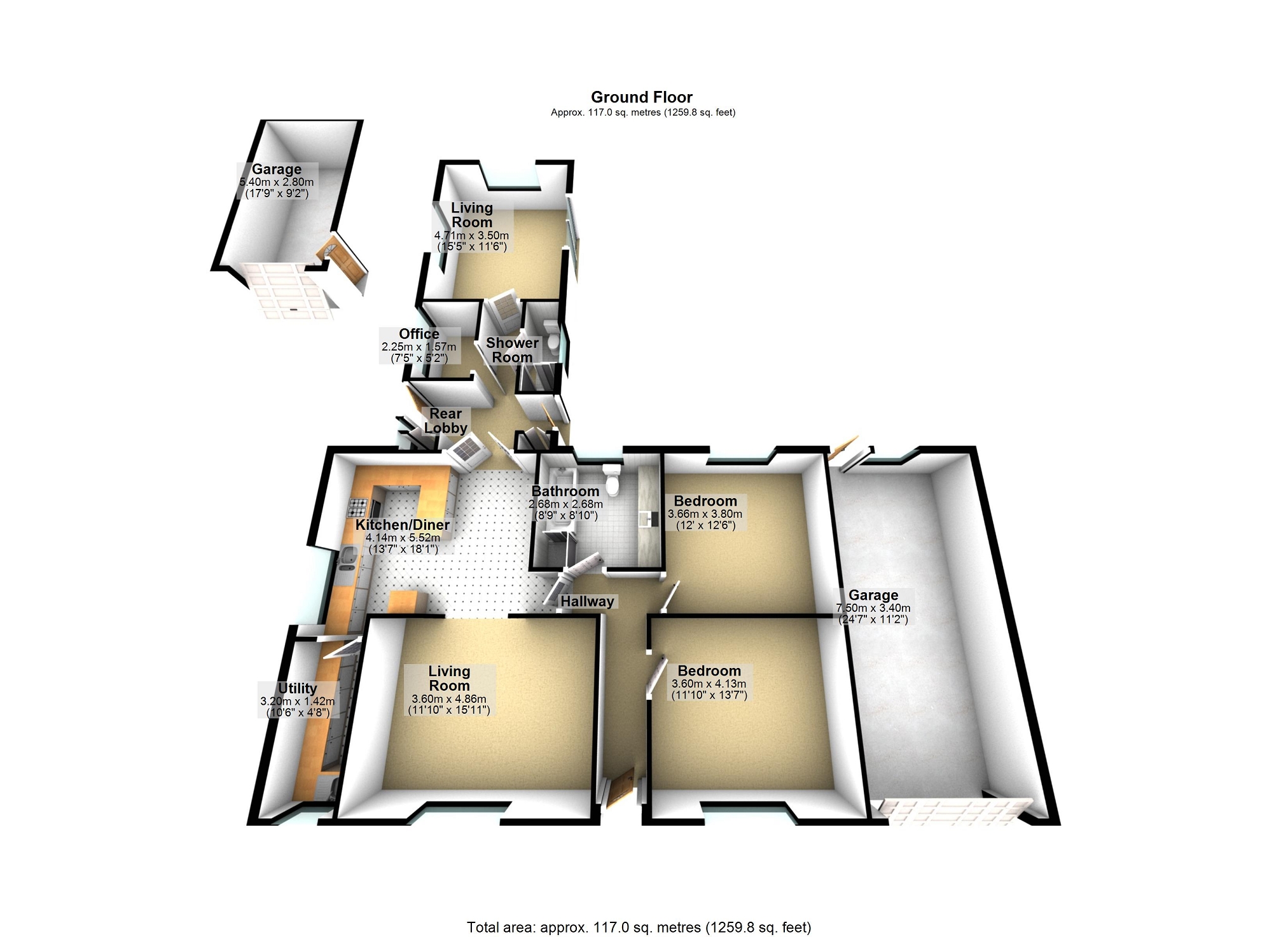 64, Stretton Road, Morton floorplan