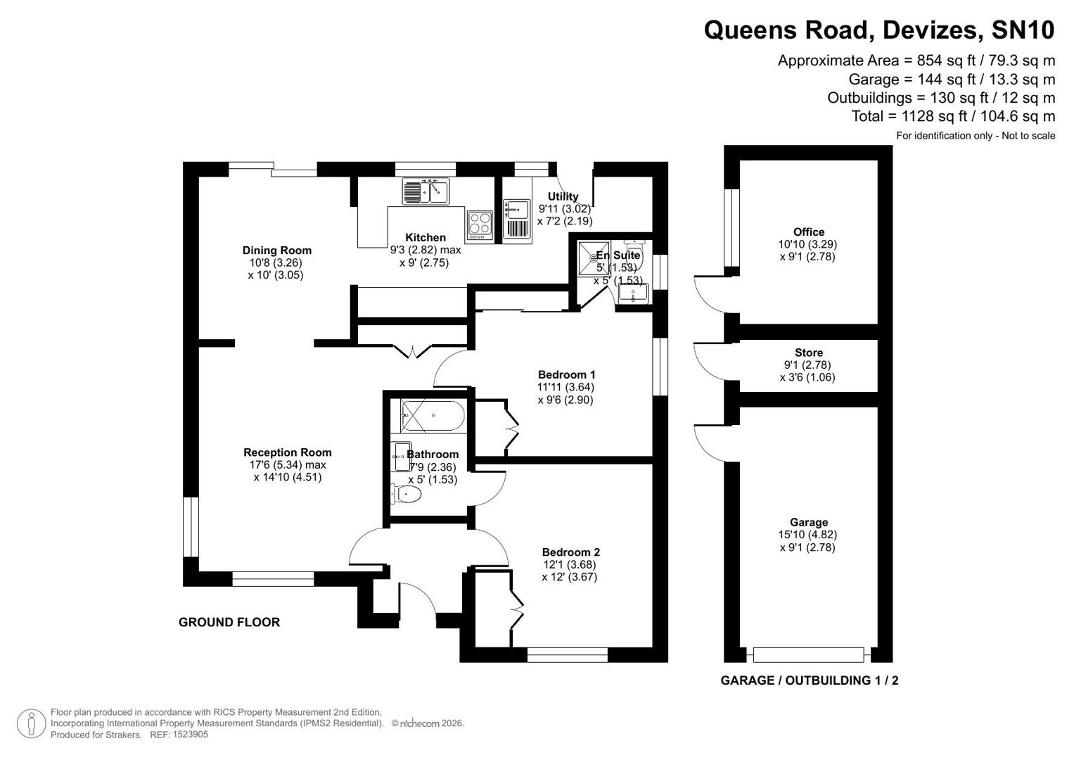 45, Queens Road, Devizes floorplan