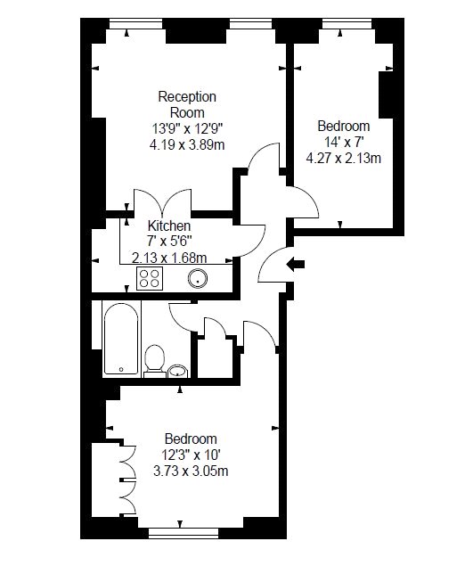 2 Bedrooms Flat to rent in Cedar House, 39-41 Nottingham Place, Marylebone, London W1U