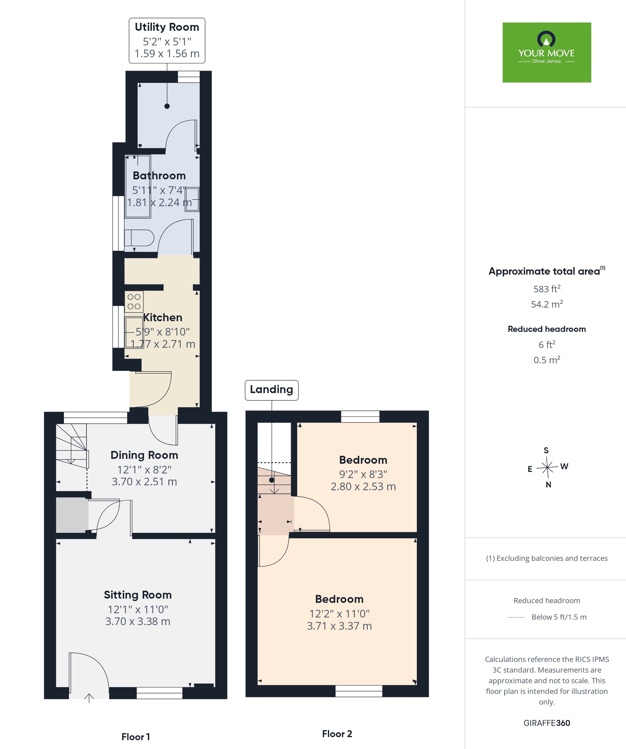 6, Peddars Lane, Suffolk floorplan