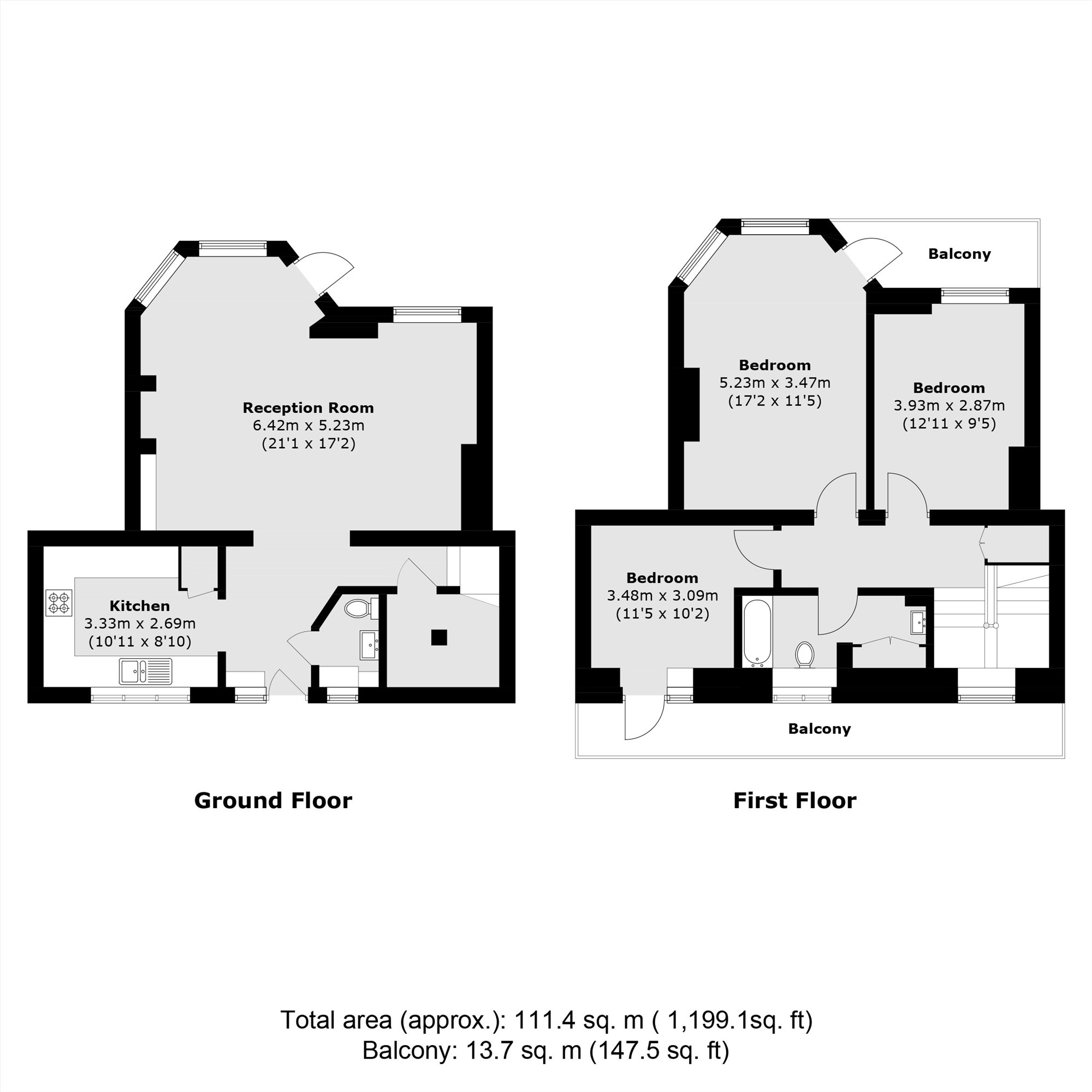 42 Hollins House, 27, Tufnell Park Road, London floorplan