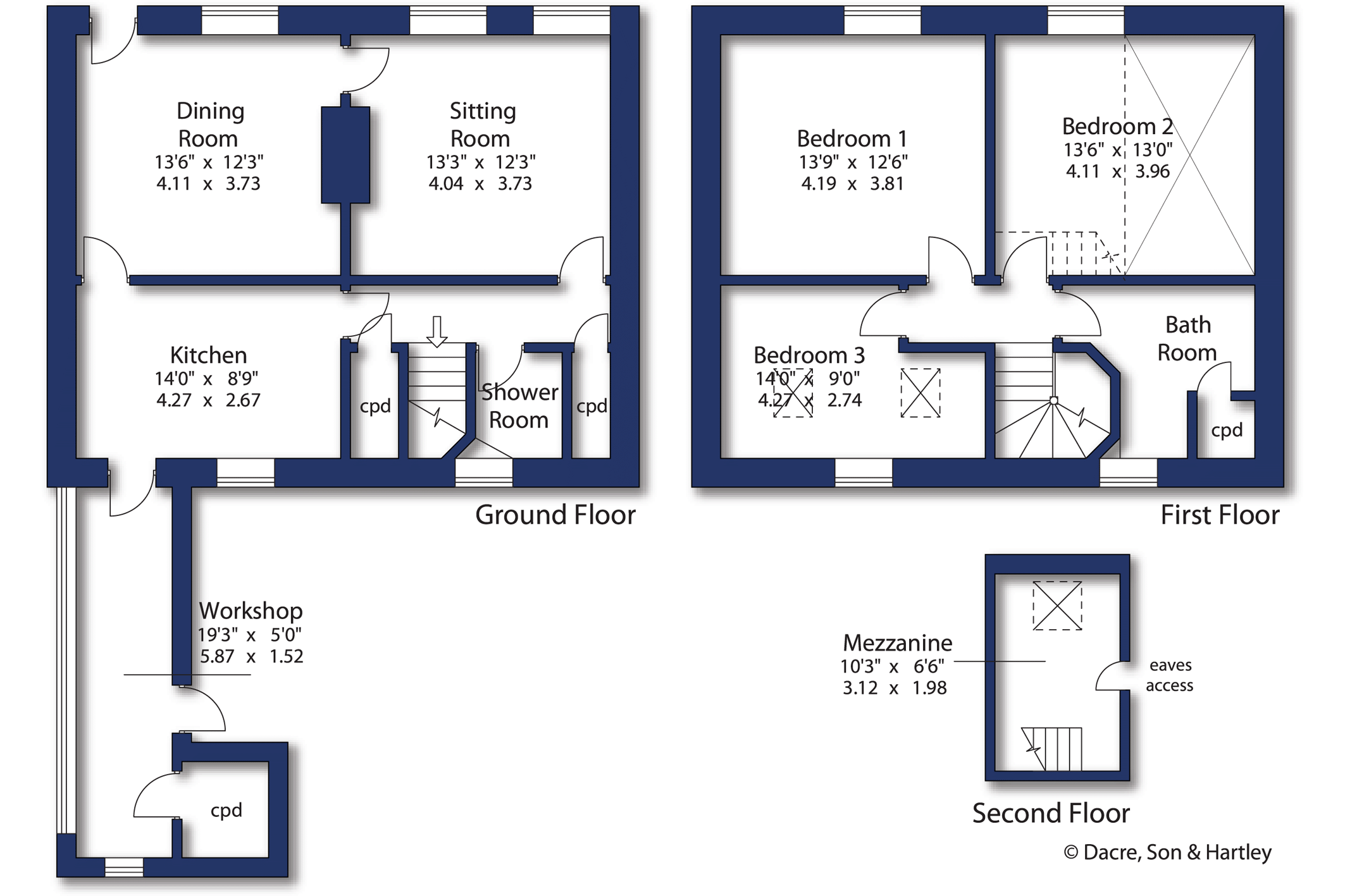 Church Cottage,, Middlesmoor, North Yorkshire floorplan