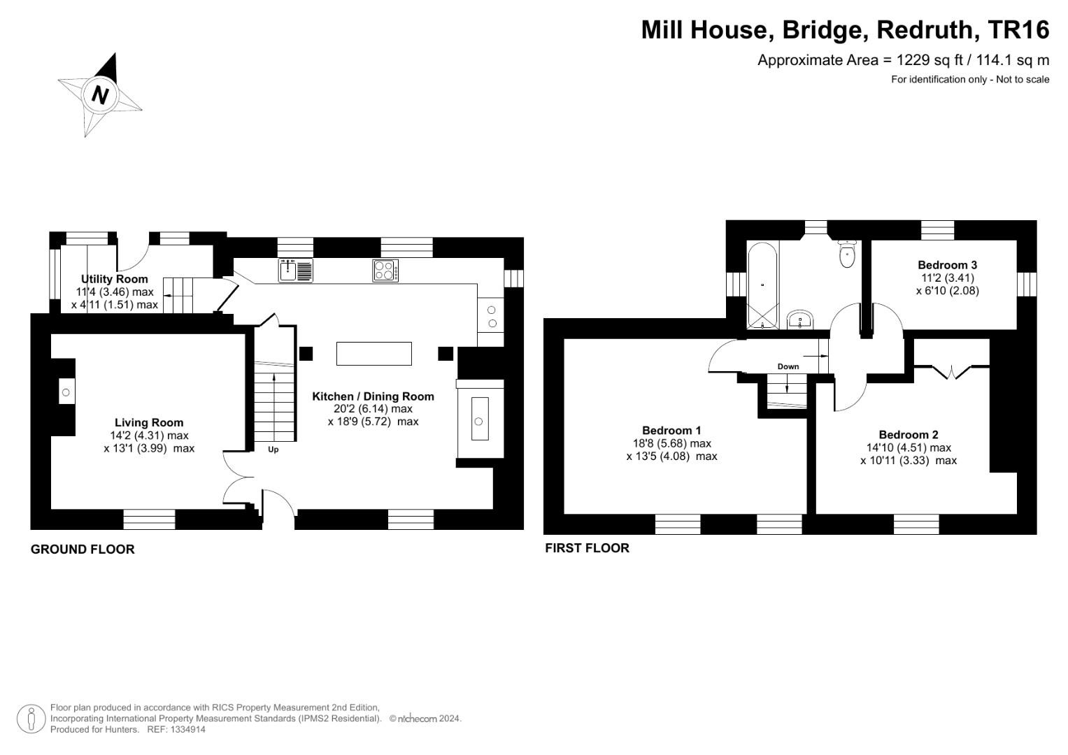 Mill House, Bridge floorplan