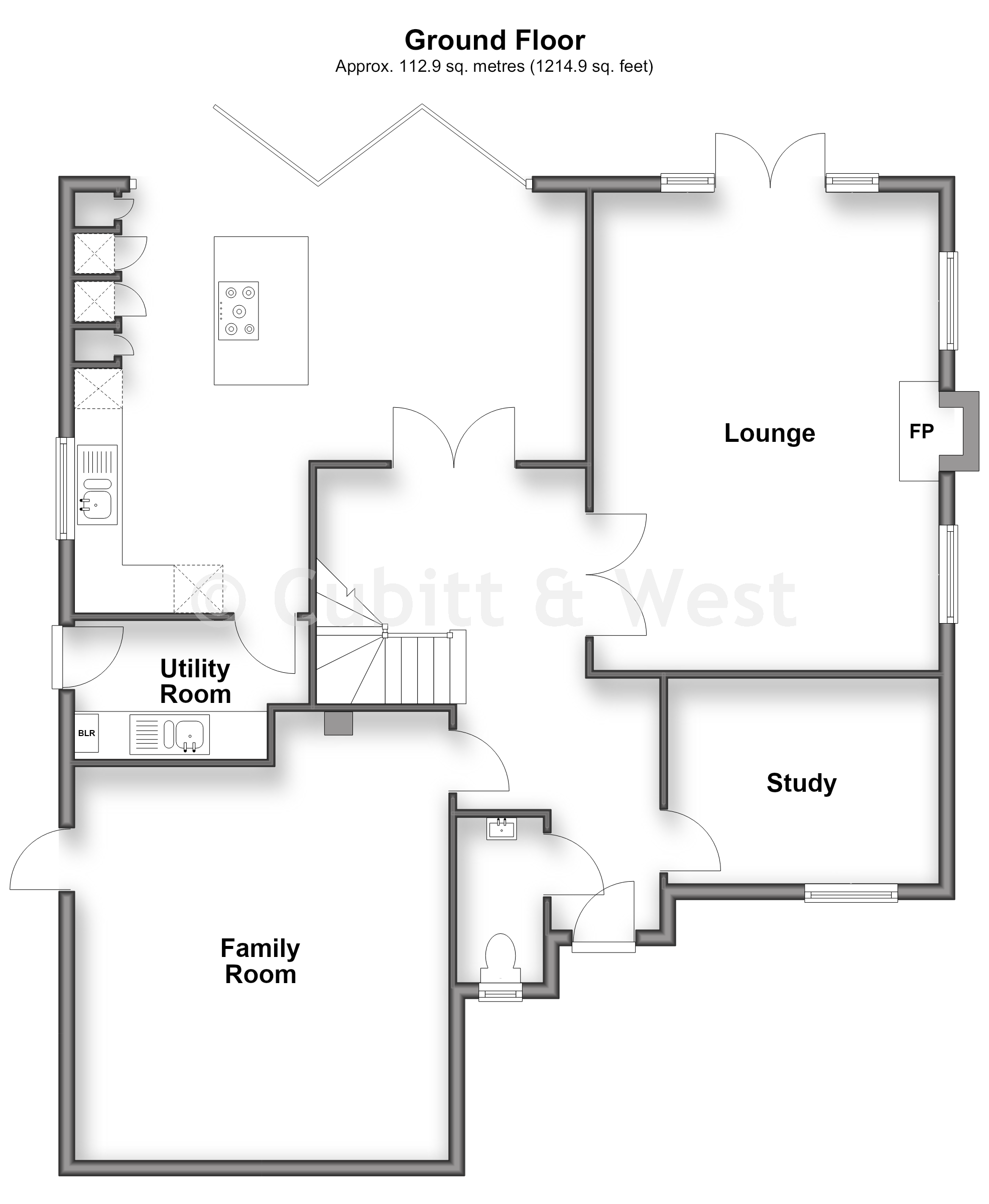 6, Broad Oak, Uckfield floorplan