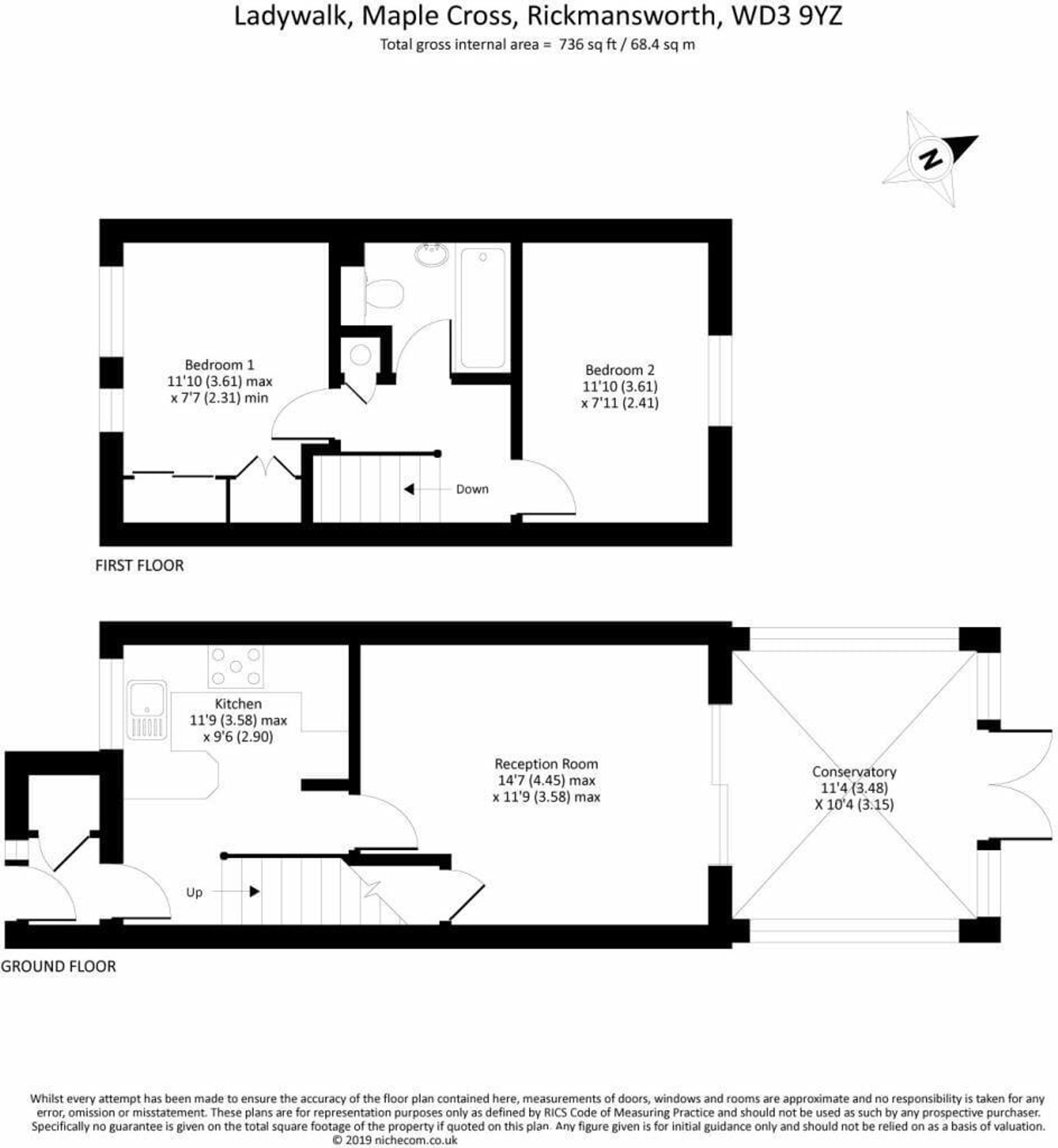 33 Ladywalk, Rickmansworth floorplan