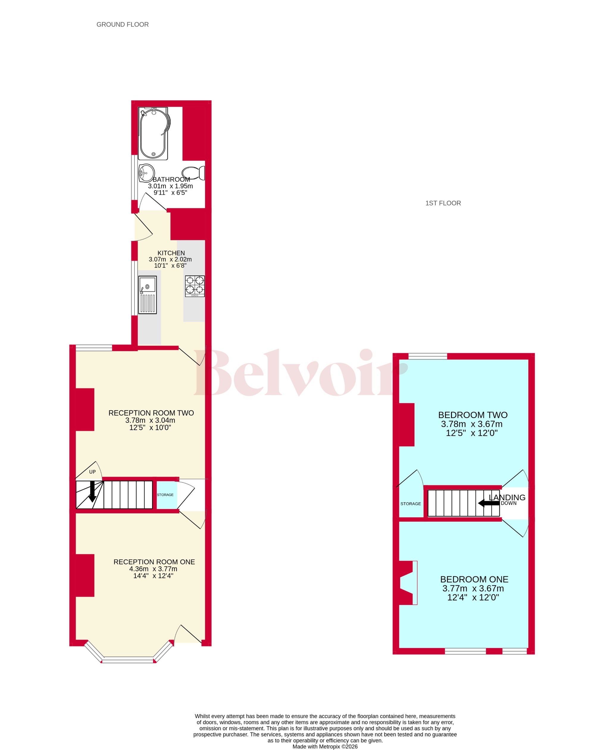 146, Parker Street, Walsall floorplan