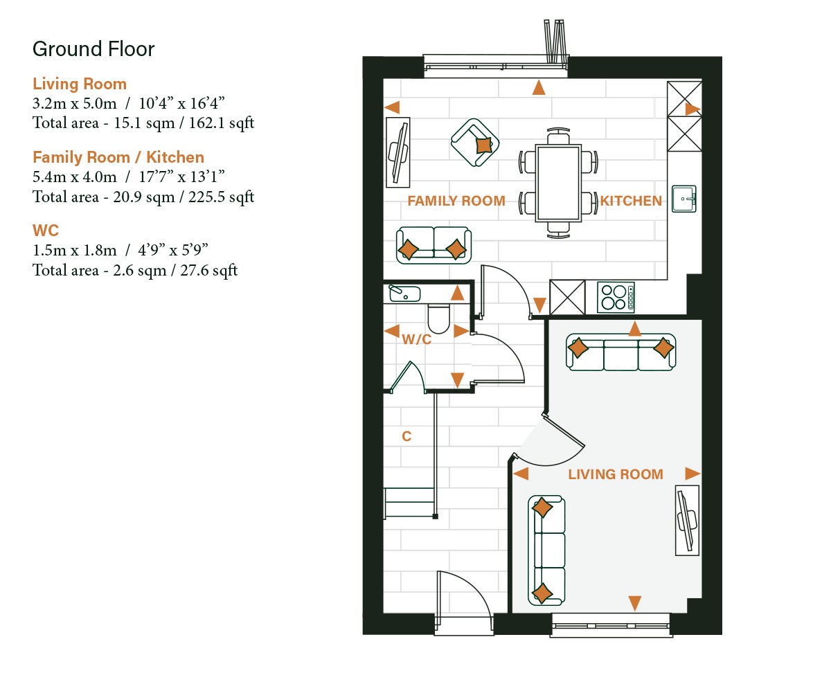 Plot 19c, The Beech, Thornwood Park, Epping floorplan